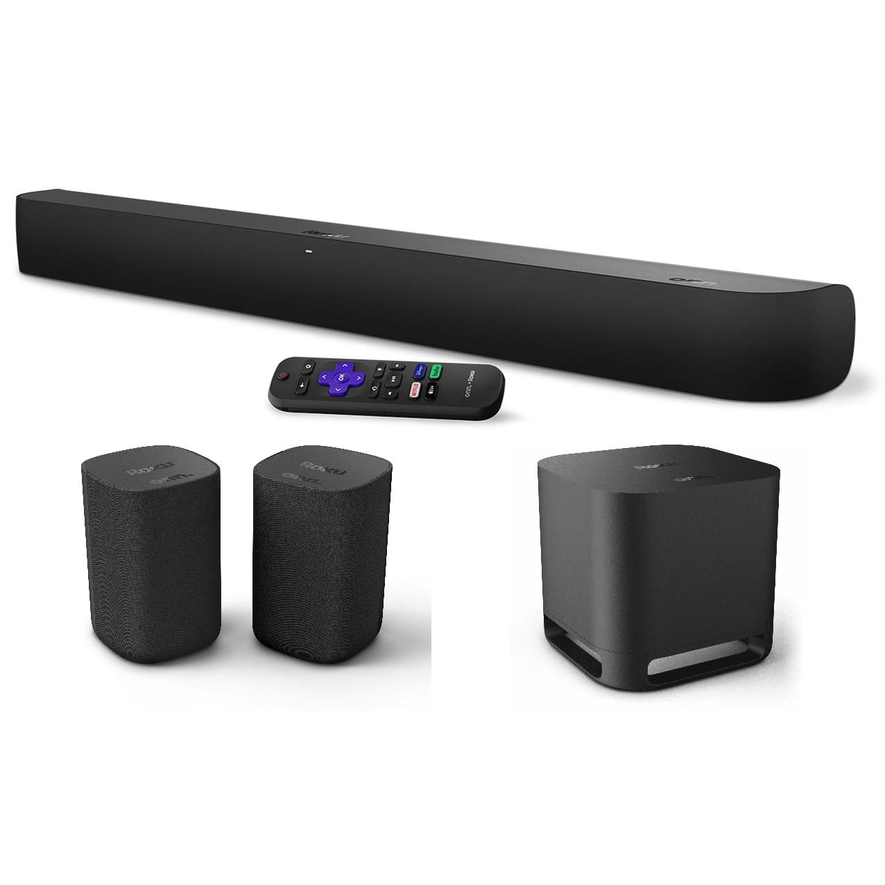 Onn Roku Home Theater Surround Wireless Sound Bundle
