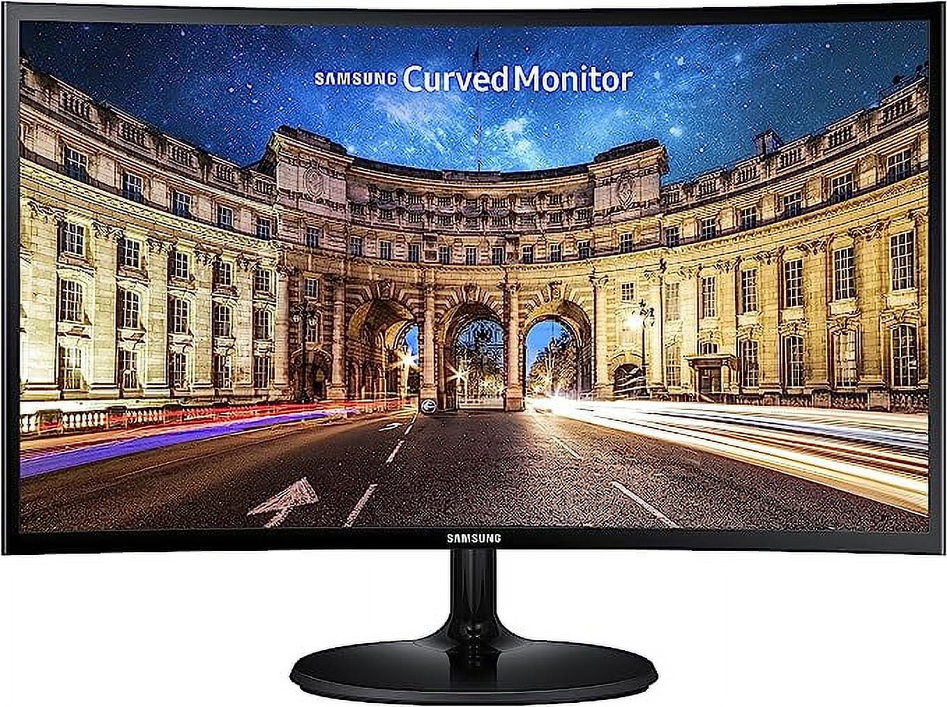 Open Box Samsung 24" FHD CURVED MONITOR SAMSUNG LC24F390FHLXZP - Black