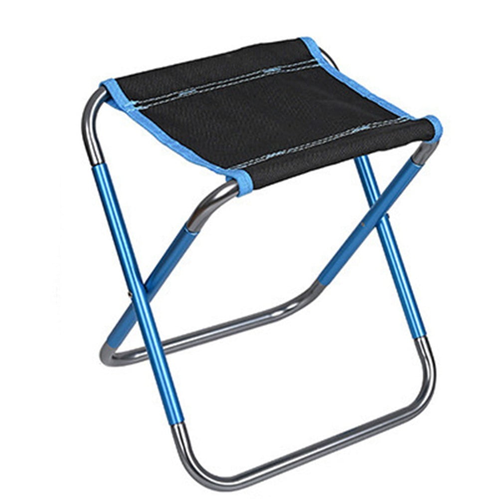 Outdoor Aluminum Alloy Folding Stool Portable Fishing Camping Stool Beach Chair