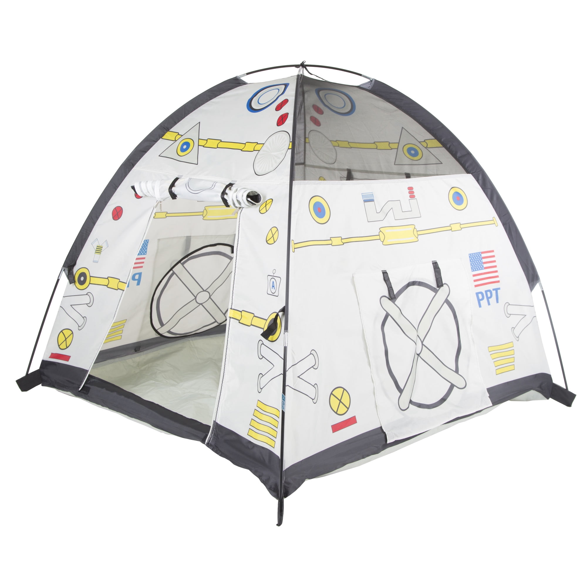Pacific Play Tents Kids Space Module Dome Tent for Indoor / Outdoor Fun - 48" x 48" x 42", Child