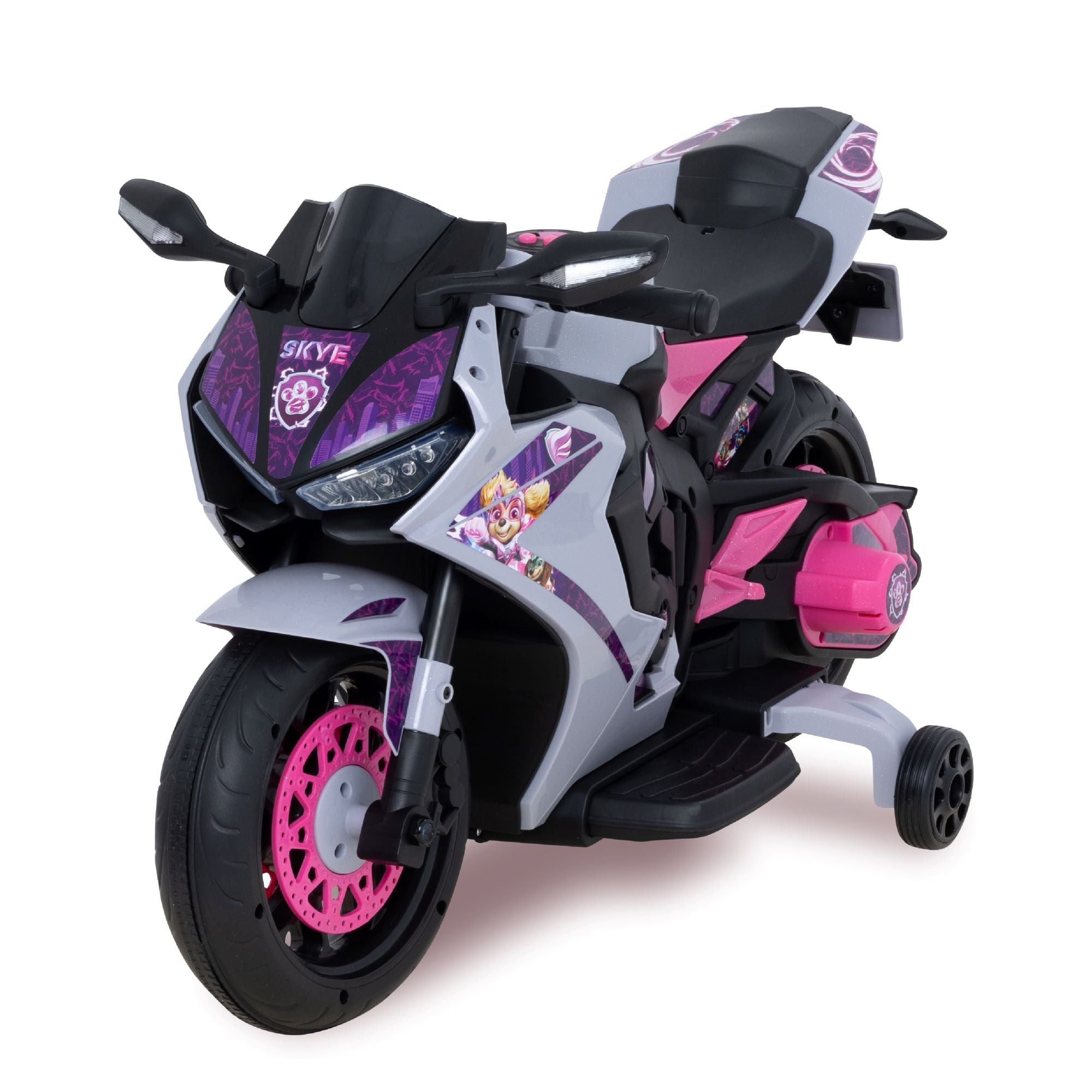 Paw Patrol SKYE, Motorcycle Ride on, Kids Ages 3+ Years , up to 65lbs