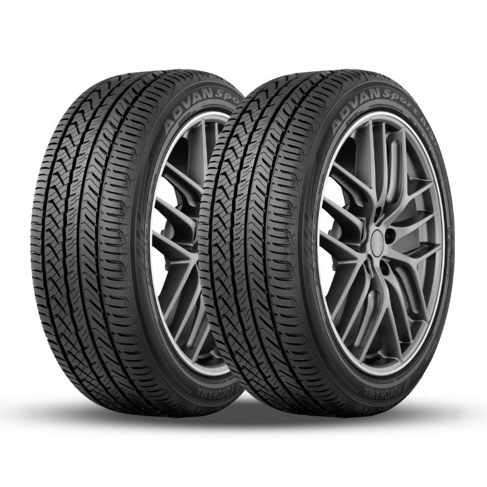 Pair of 2 Yokohama Advan Sport A/S+ 225/50R17 98W All Season Performance Tires 55K MILE 110140618 / 225/50/17 / 2255017 Fits: 2012-15 Chevrolet Cruze LT, 2012-18 Ford Focus Electric