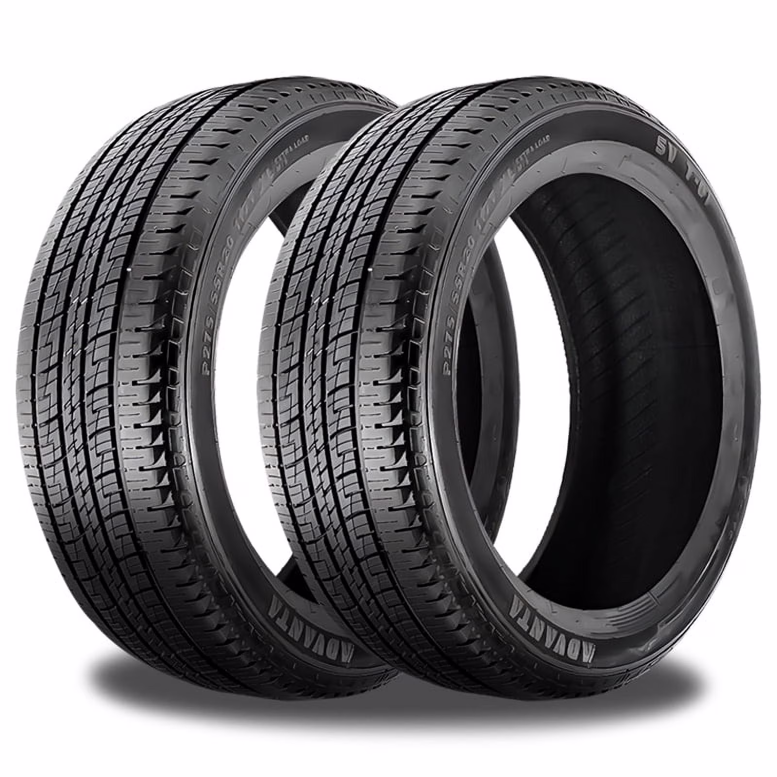 Pair of 2 Advanta SVT-01 265/65R18 114T All Season Performance Tires 60,000 Mi Warranty 1932438655 / 265/65/18 / 2656518 Fits: 2014-18 Chevrolet Silverado 1500 LTZ, 2014-18 GMC Sierra 1500 SLE