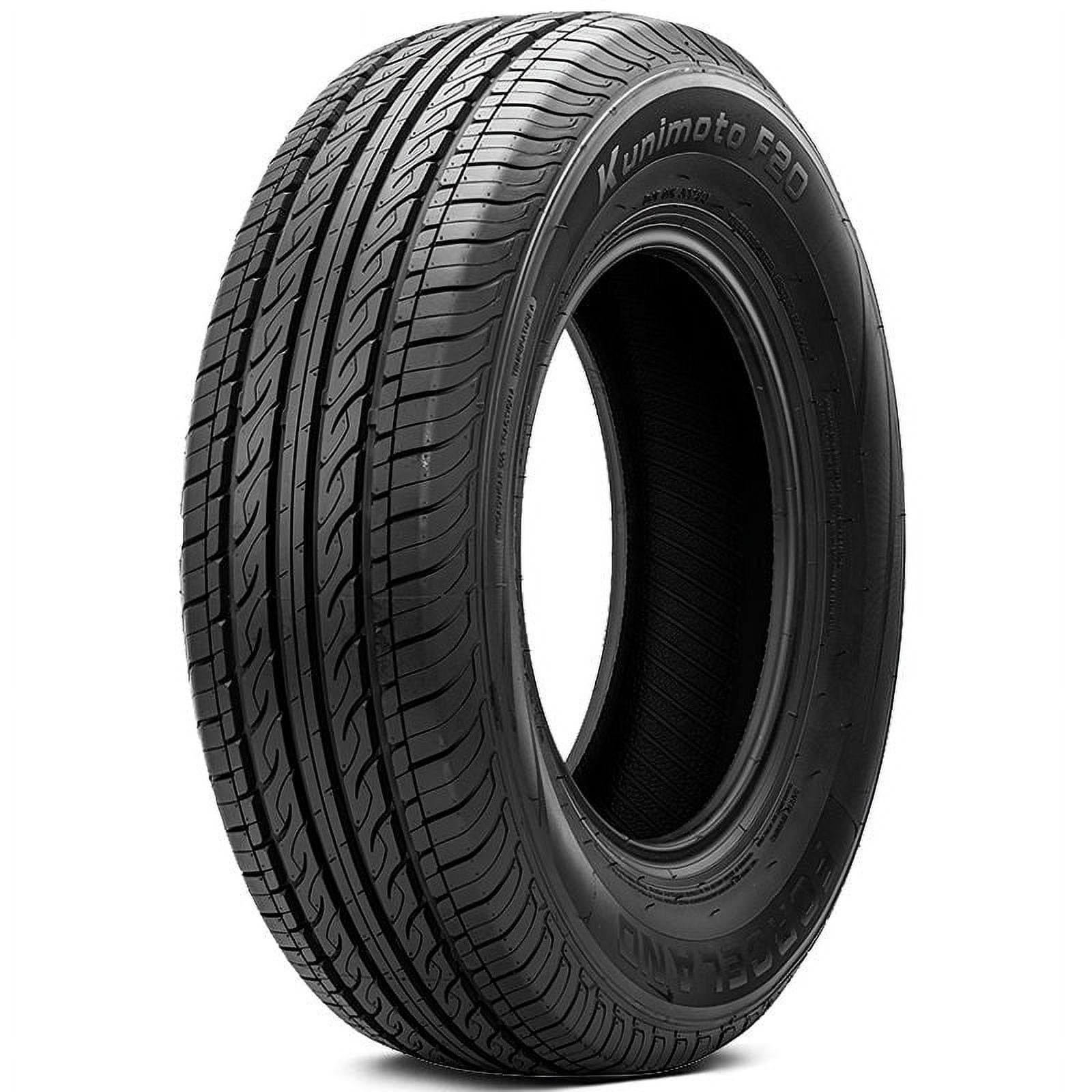 Pair of 2 Forceland Kunimoto F20 215/60R16 95H All Season High Performance Tires F05216 / 215/60/16 / 2156016 Fits: 2013-20 Ford Fusion S, 2008-12 Honda Accord LX-P