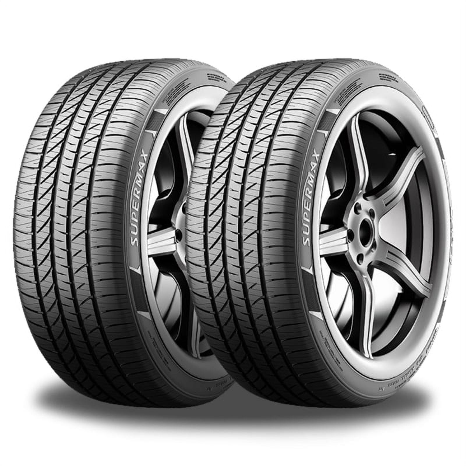 Pair of 2 New SuperMax UHP-1 225/50ZR17 94W All-Season Ultra High Performance Tires UHP-1703-KD / 225/50/17 / 2255017 Fits: 2012-15 Chevrolet Cruze LT, 2012-18 Ford Focus Electric