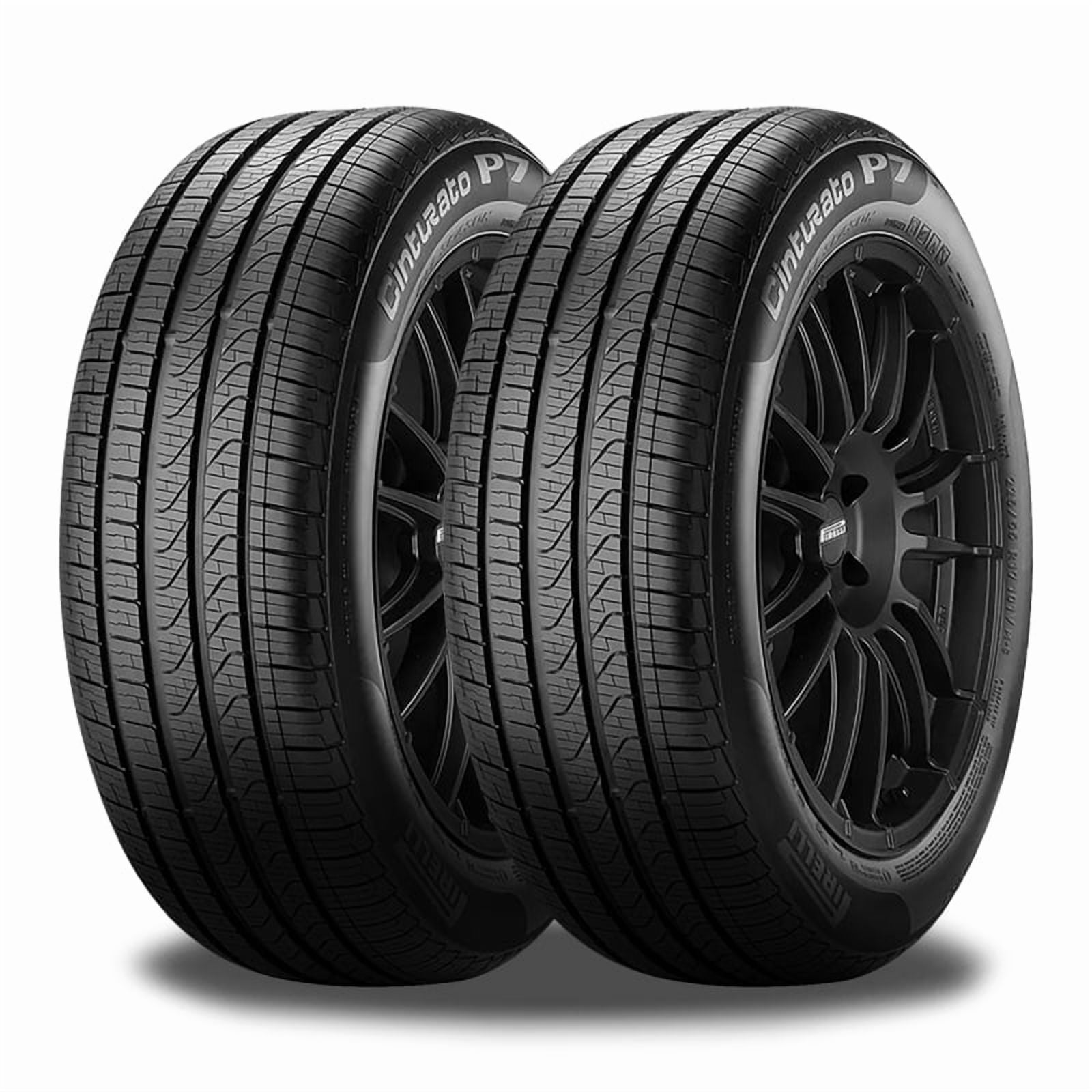 Pair of 2 Pirelli Cinturato P7 All Season 225/40R18 92V High Performance Tires P2325300 / 225/40/18 / 2254018 Fits: 2014-15 Honda Civic Si, 2017 Honda Civic Si