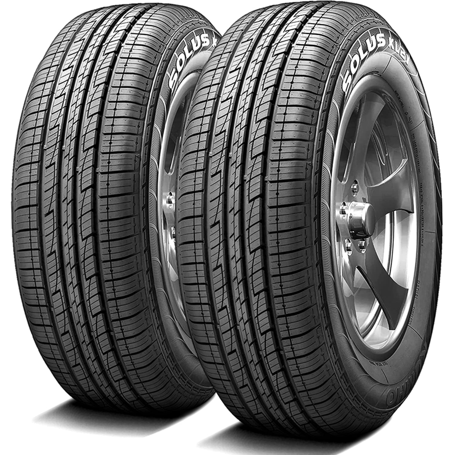 Pair of 2 (TWO) Kumho Eco Solus KL21 225/65R17 102H (OE) AS All Season A/S Tires Fits: 2018-23 Chevrolet Equinox LT, 2015-17 Subaru Outback 3.6R Touring