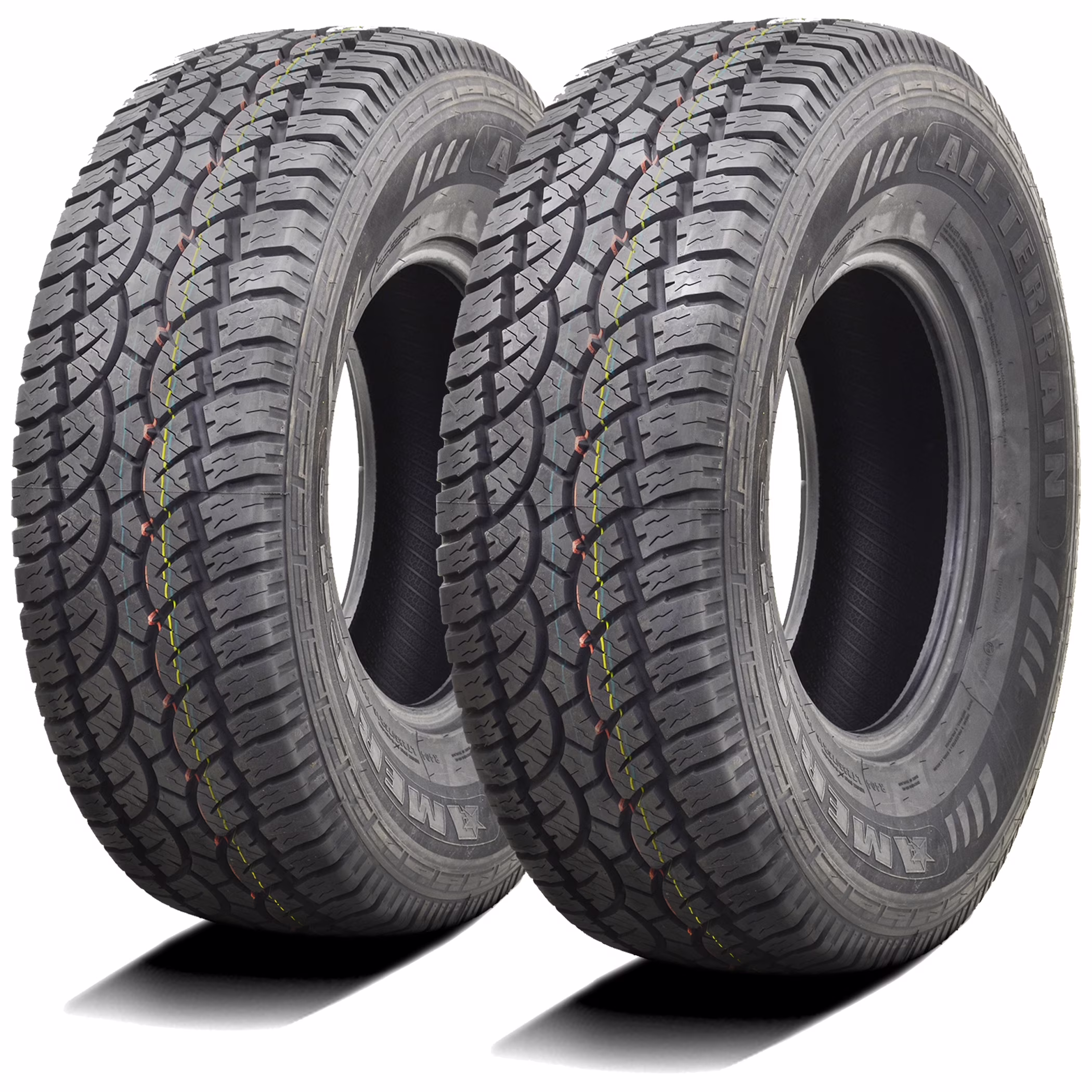 Pair of 2 Americus All Terrain 265/75R16 116T a/t Tires
