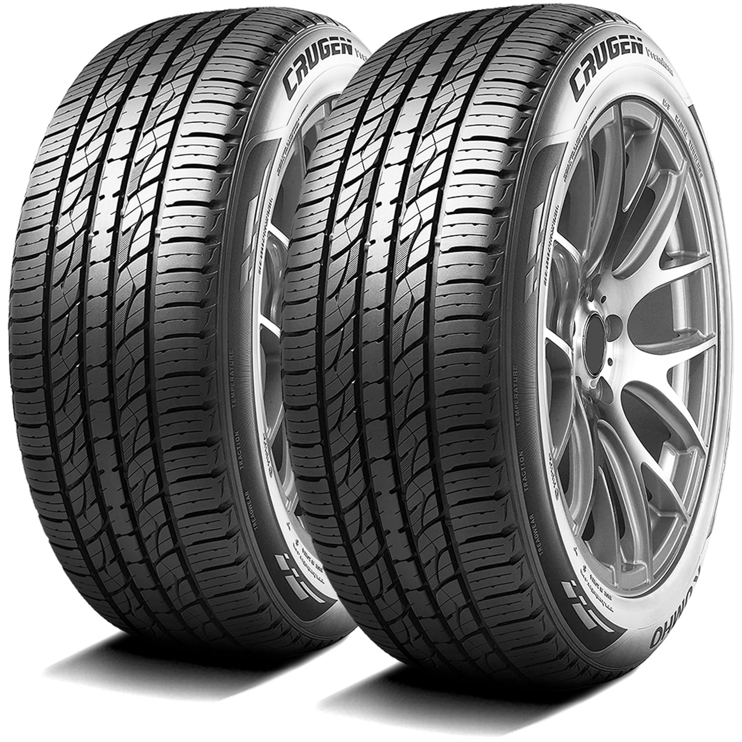 Pair of 2 (TWO) Kumho Crugen Premium KL33 235/65R17 104H AS All Season A/S Tires Fits: 2017-18 Honda CR-V EX, 2019 Honda CR-V LX