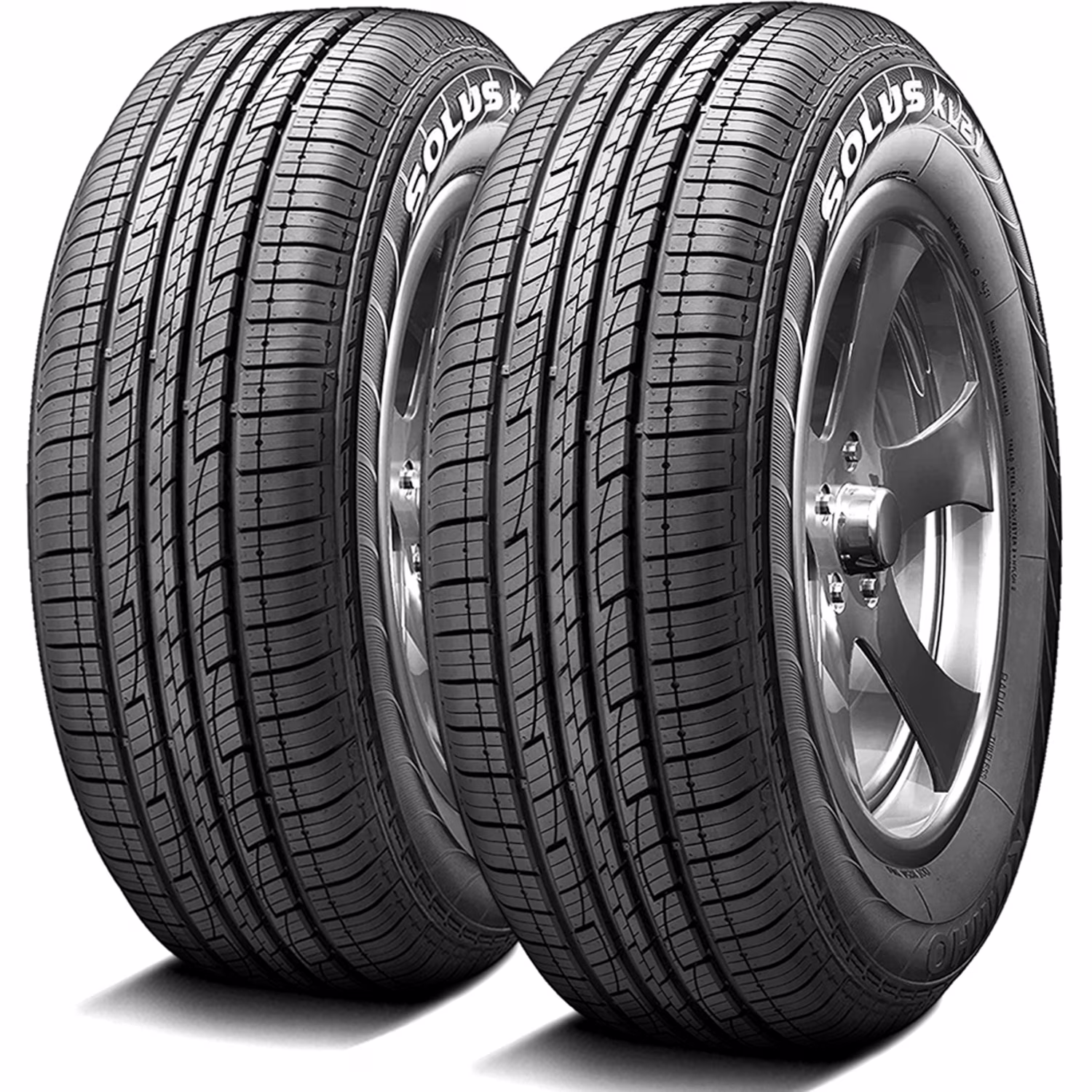 Pair of 2 Kumho Eco Solus KL21 235/65R17 103T a/s All Season Tires
