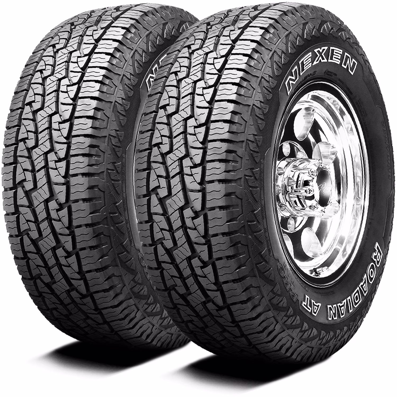 Pair of 2 (TWO) Nexen Roadian AT Pro RA8 265/75R16 116S A/T All Terrain Tires Fits: 1996-99 Chevrolet Tahoe Base, 1990-98 Chevrolet K1500 WT