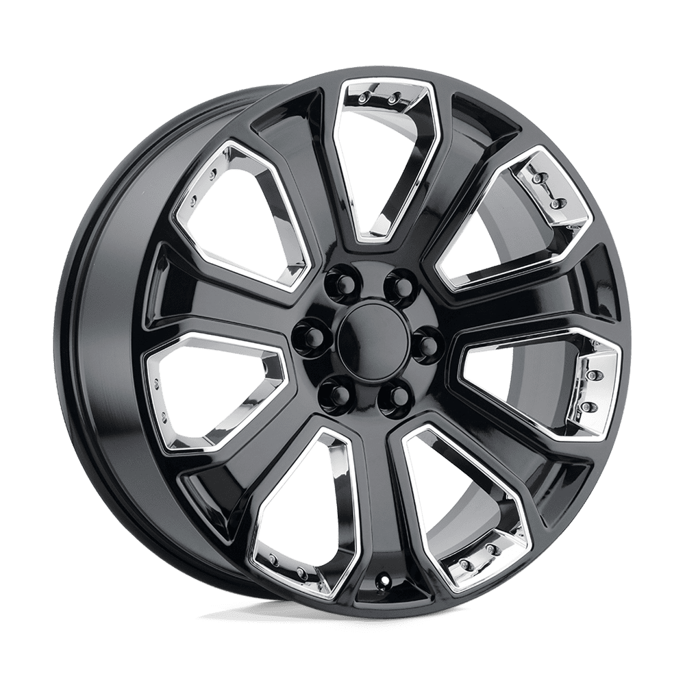 Performance Replicas Cast Aluminum Rim PR113 22X9 6X5.5 G-BLK CHR ACC 24MM, 113GC-2295824