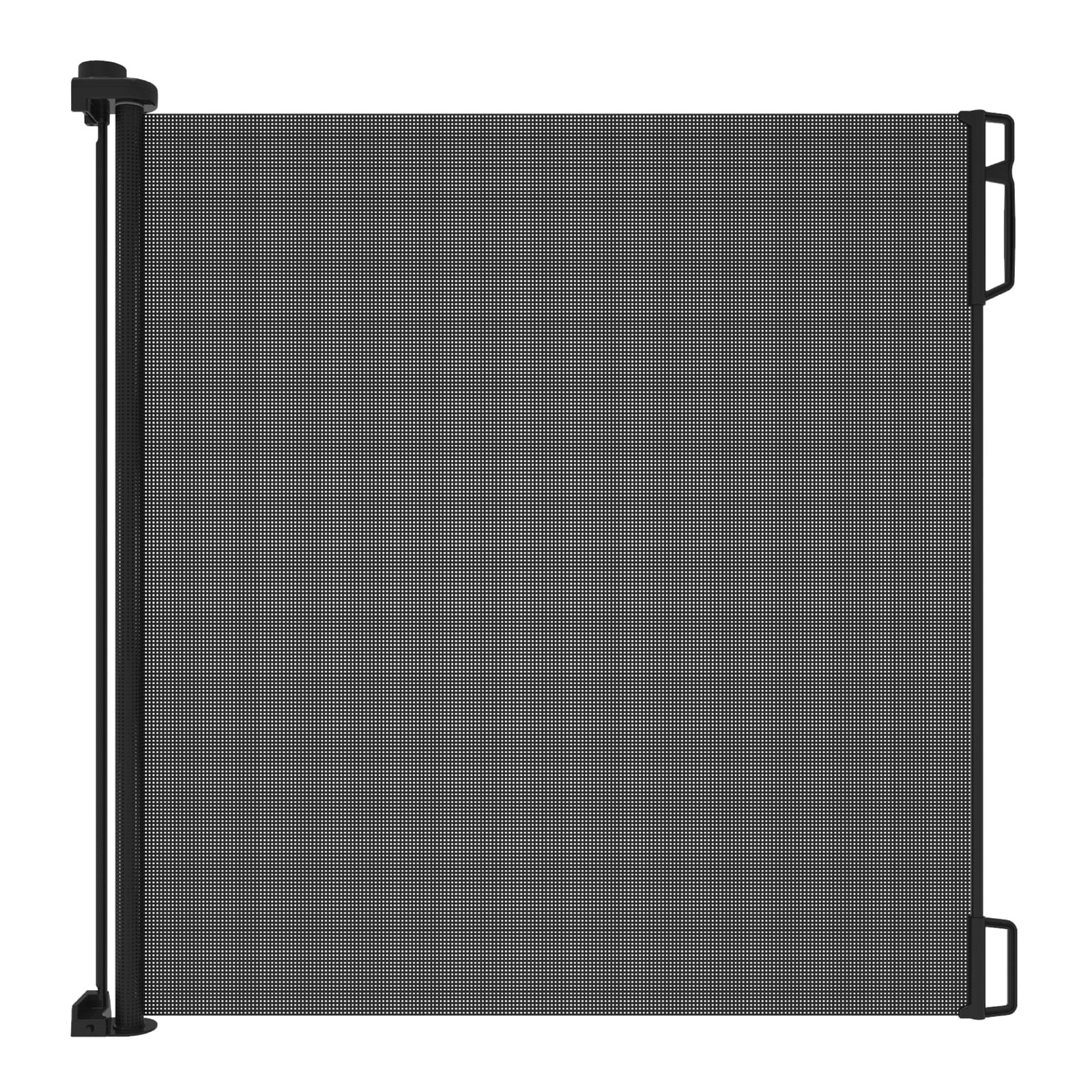 Perma Extra Tall Extra Wide Retractable Baby Gate, 41" Tall x 71" Wide, Black