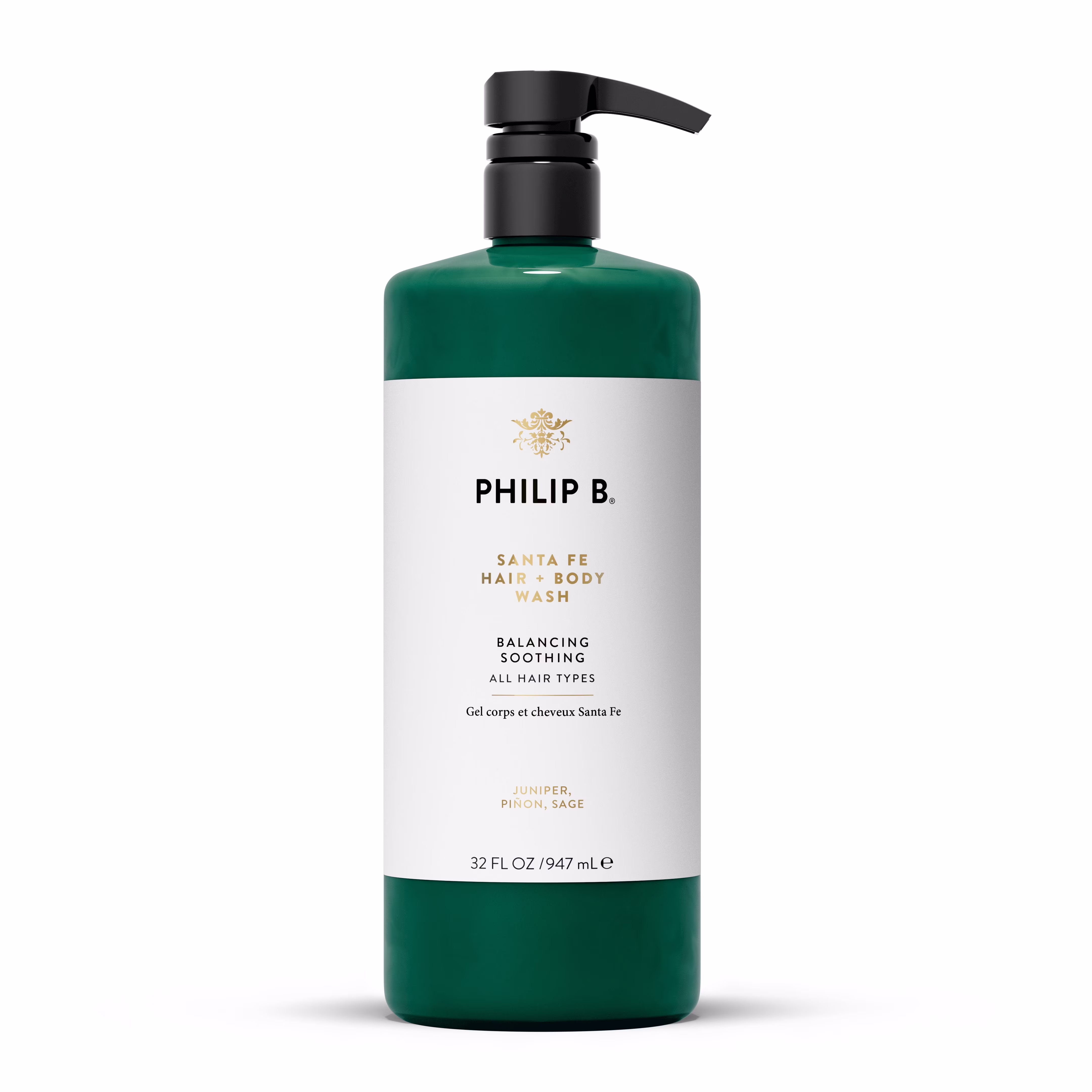 Philip B Santa Fe Hair Plus Body Balancing Soothing Shampoo, 11.8 fl oz