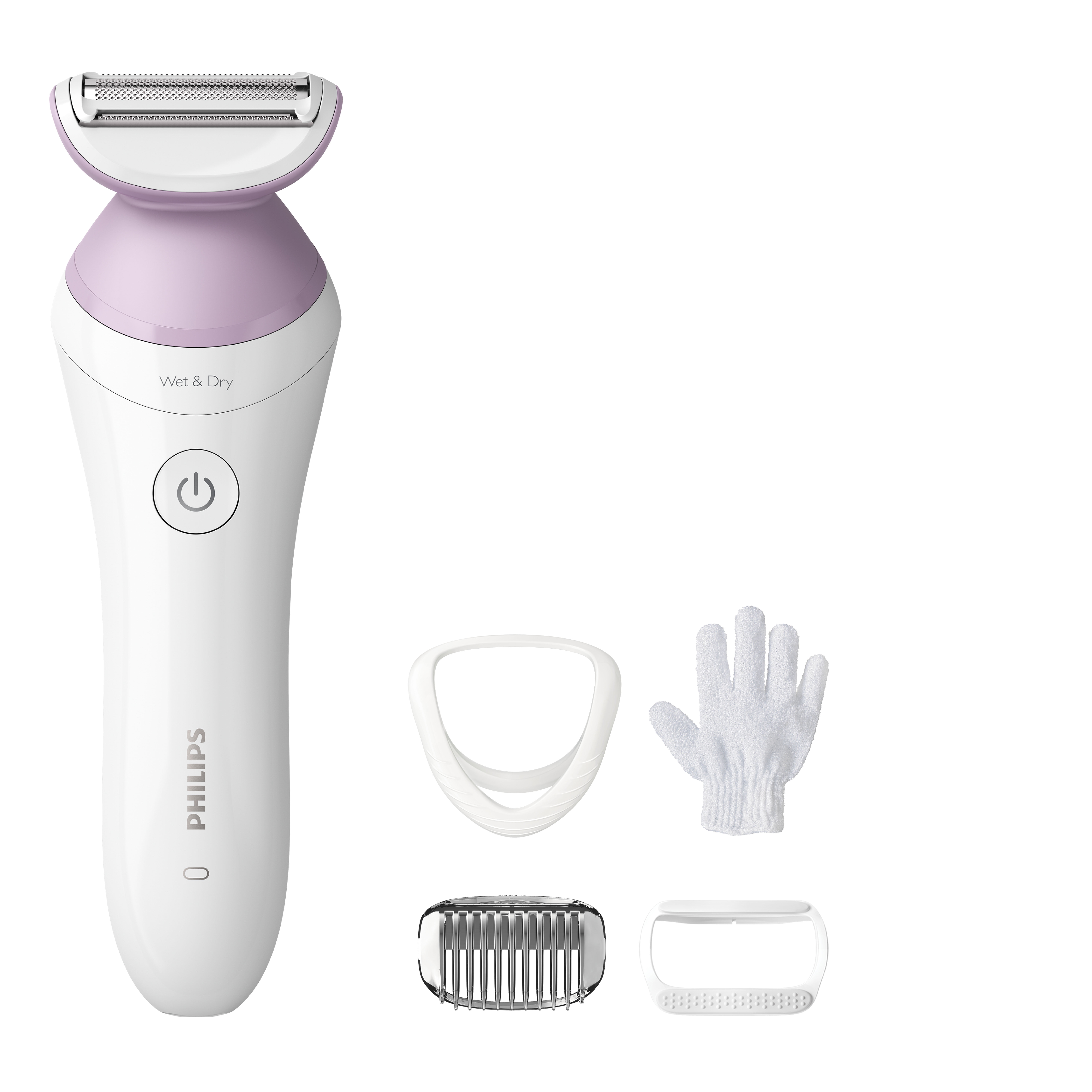 Philips Lady Electric Shaver Series 6000, Cordless with 4 Accessories
