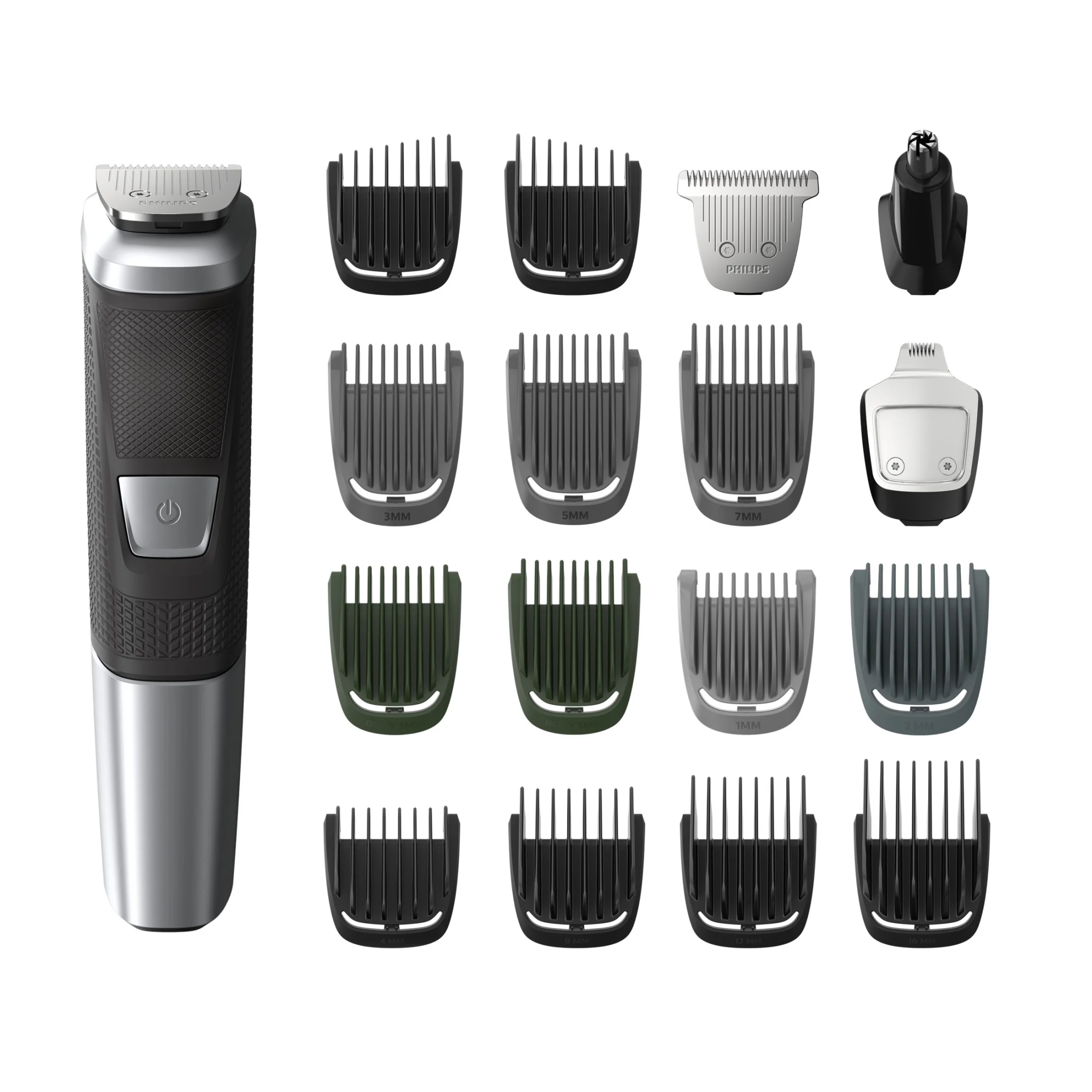 Philips Norelco Multigroom Series 5000 (MG5750/49) 18 Piece, Beard Face, Hair, Body Hair Trimmer For Men - No Blade Oil
