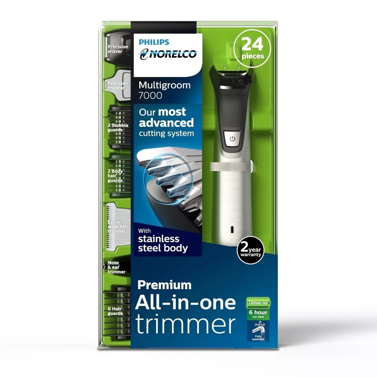 Philips Norelco Multigroom Series 7000 Men's Rechargeable Trimmer MG7750/59