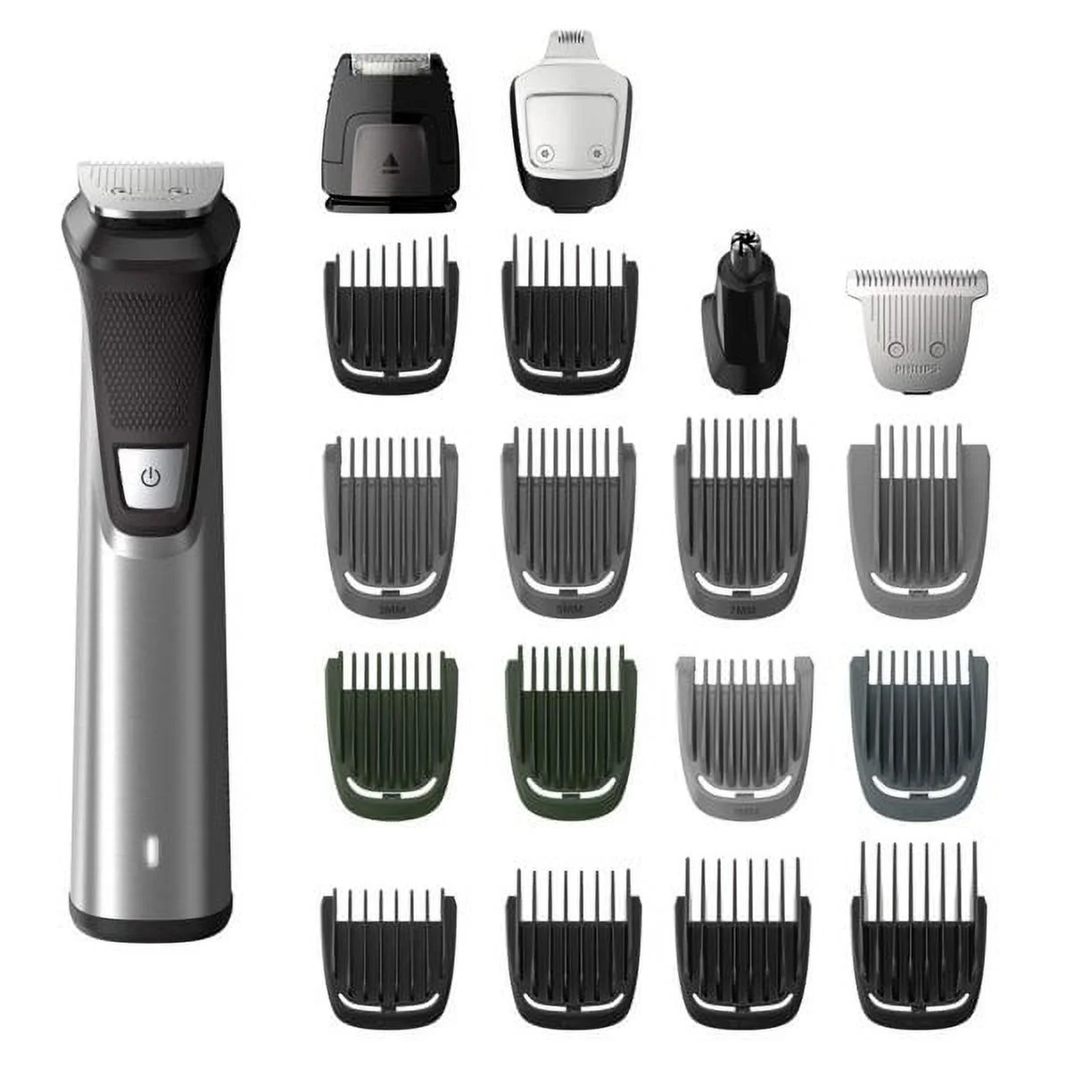 Philips Norelco Multigroom Trimmer Turbo-Powered Full Body Grooming + Travel Pouch - 8 Attatchements