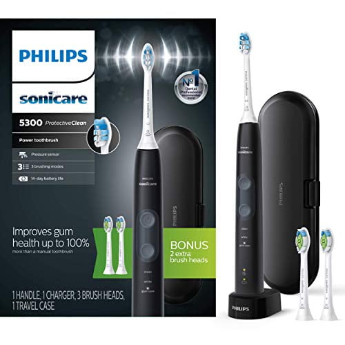 Philips Sonicare ProtectiveClean 5300 Rechargeable Electric Toothbrush - HX6423/34 - Black