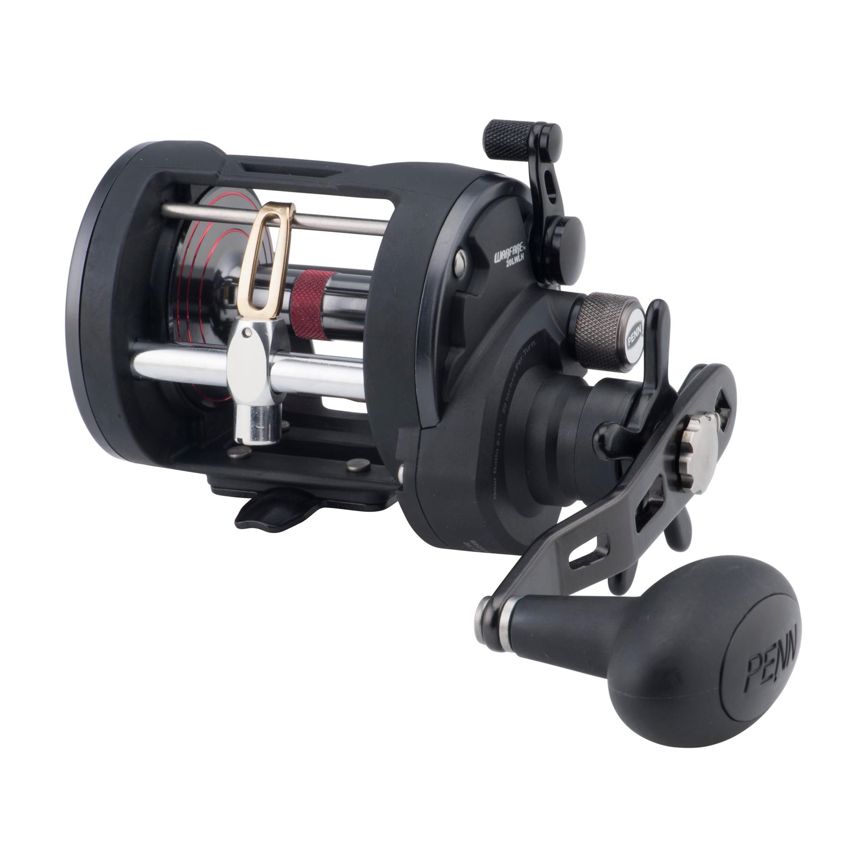 PENN Warfare™ Level Wind Reel, 20 Size Fishing Reel, Left Hand