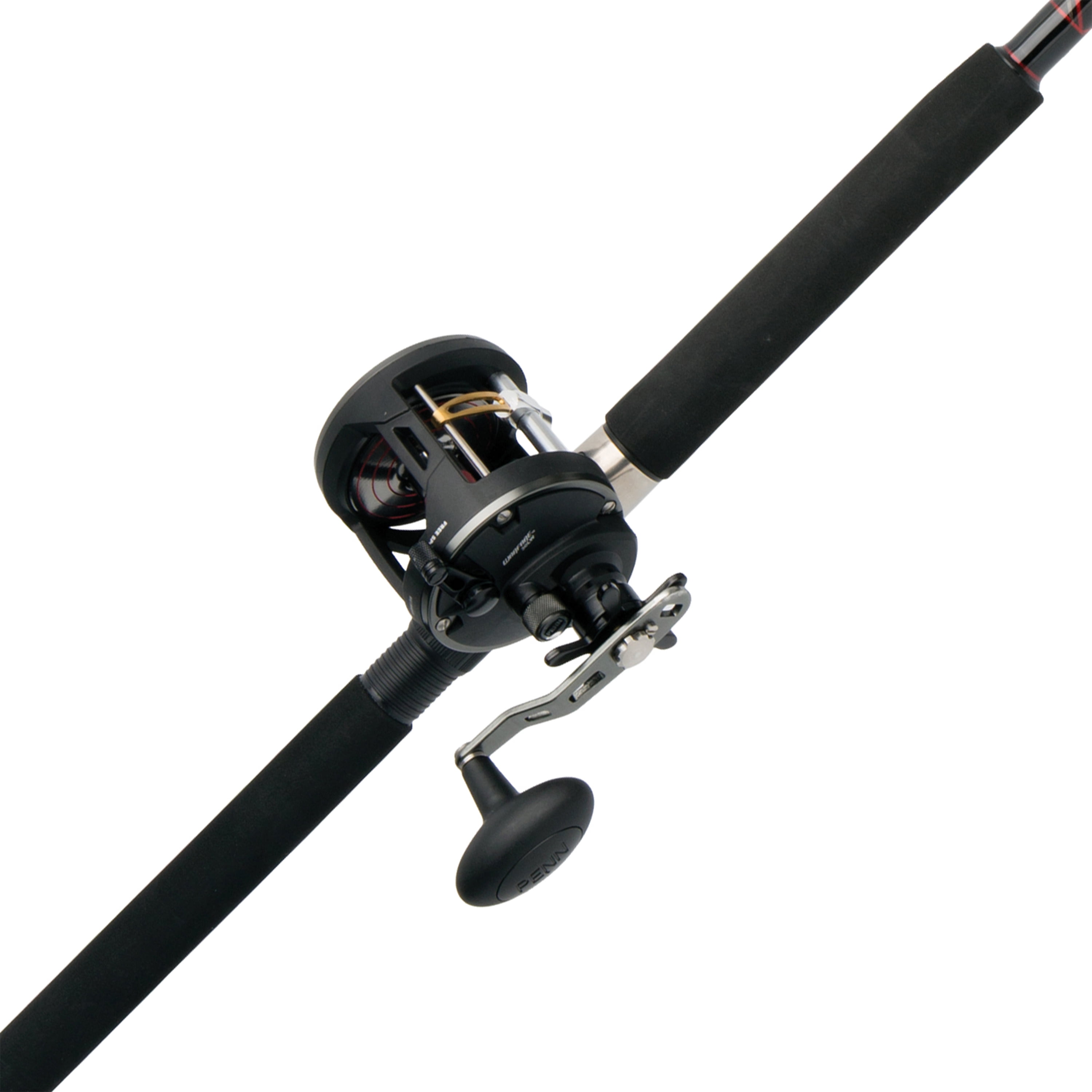 PENN 6’6” Warfare Level Wind Fishing Rod and Reel Conventional Combo