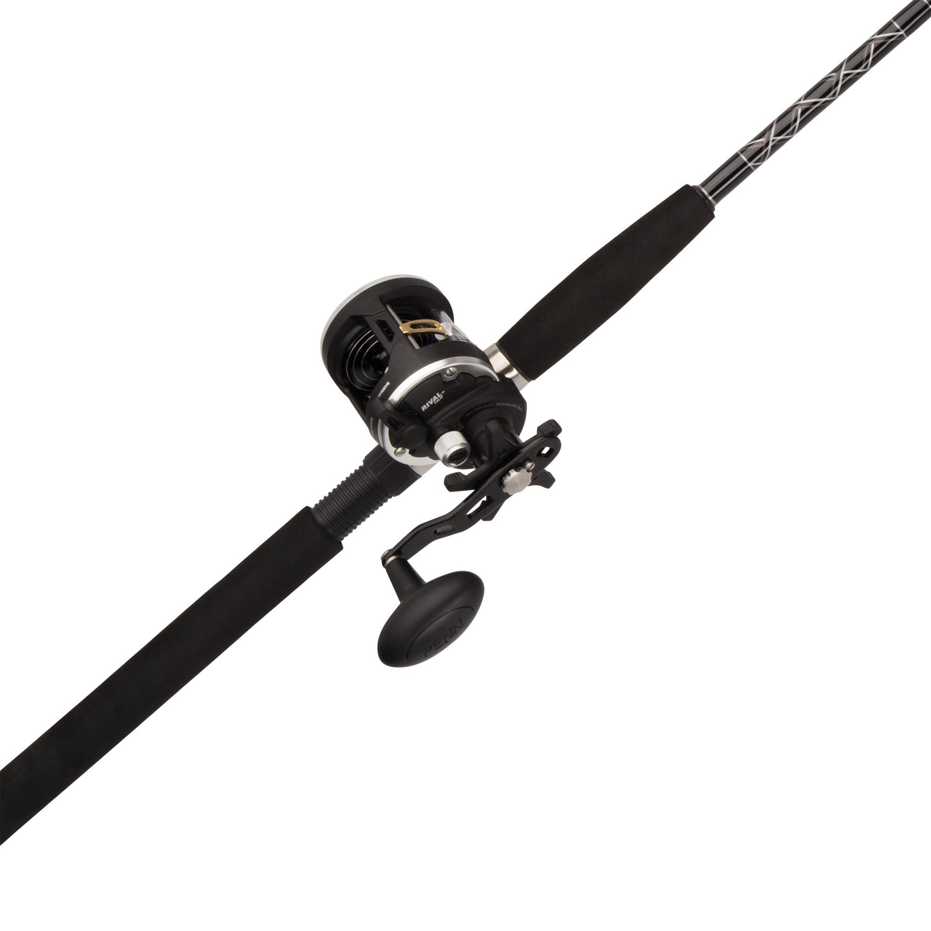 PENN Rival™ Level Wind Combo, 7' Medium Fishing Rod, 15 Size Reel