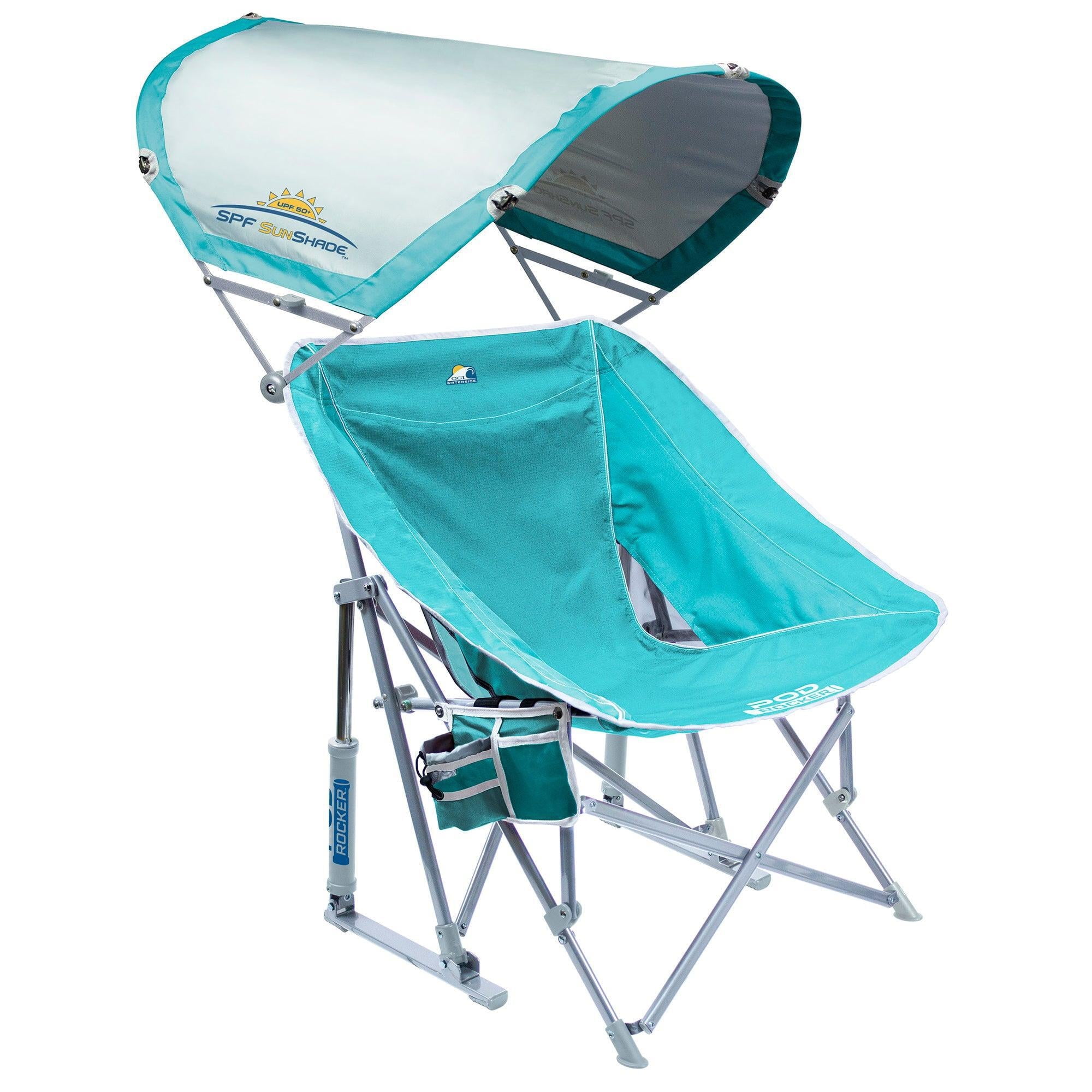 GCI Outdoor Pod Rocker with SunShade Beach Chair