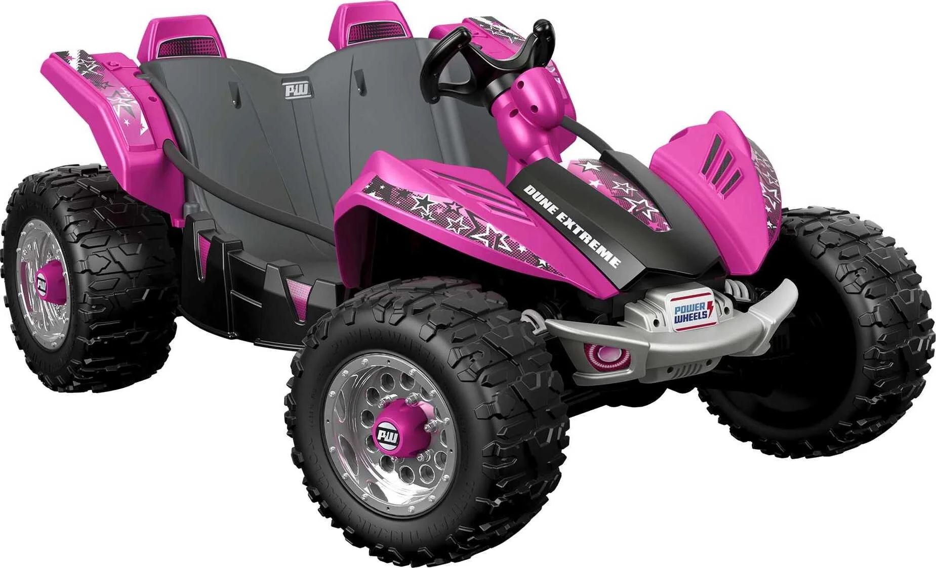 Power Wheels Dune Racer Extreme Battery-Powered Ride-on with Charger, Pink, 12 V, Max Speed: 5 mph