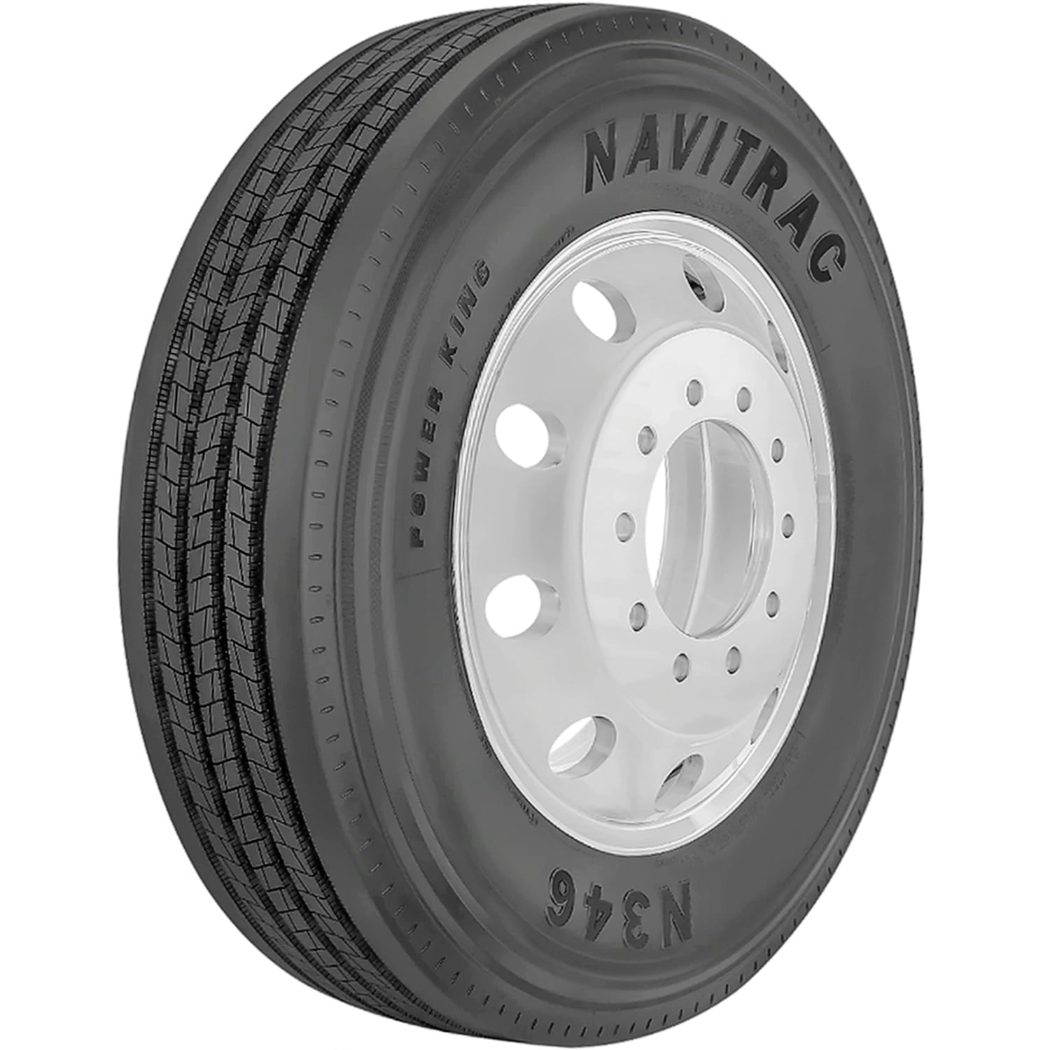 Power King Navitrac N346 255/70R22.5 140/137M H 16 Ply All Position Commercial Tire