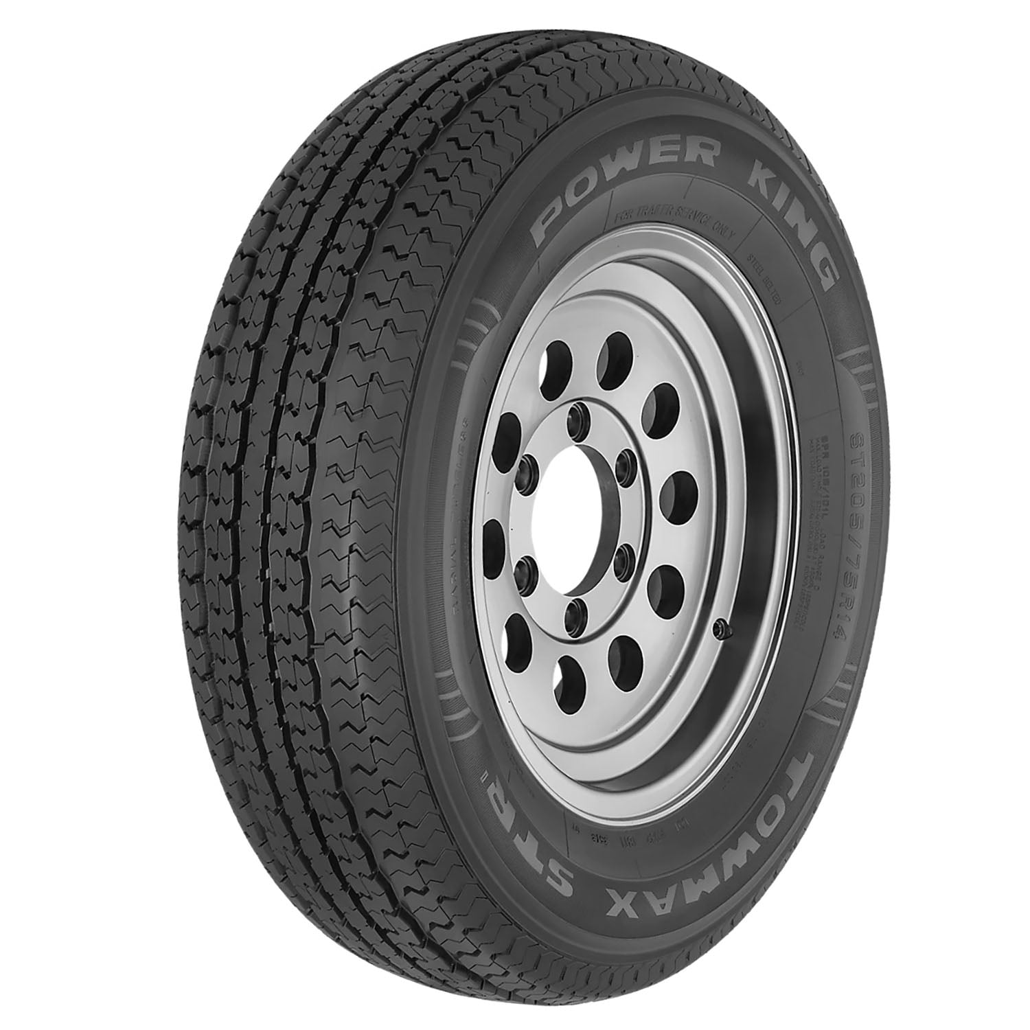 Power King Towmax STR II ST205/75R14 105/101L D Trailer Tire