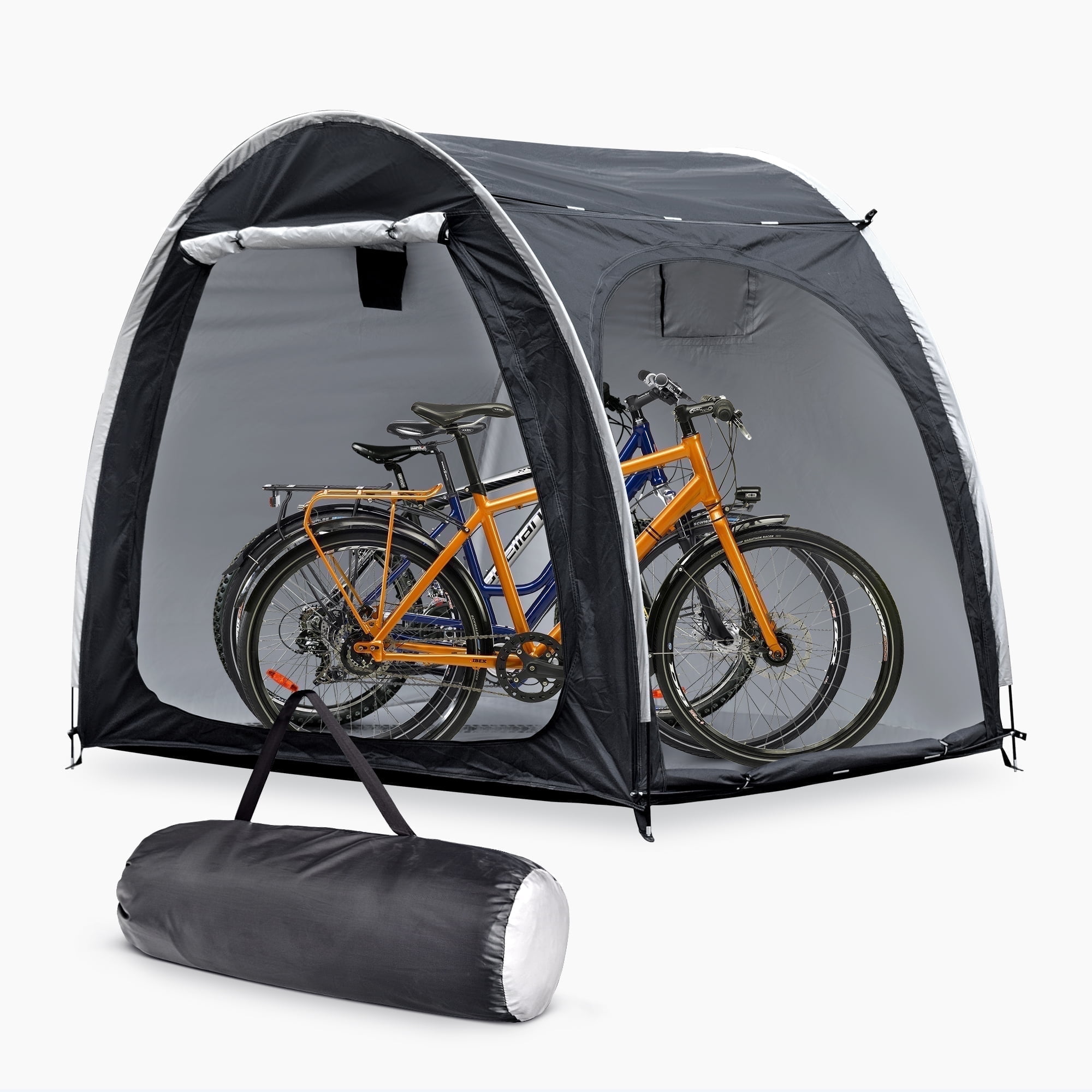 Poloma Outdoor Bike Tent Waterproof Portable Storage Shelter, Gray (5 Bicycle)