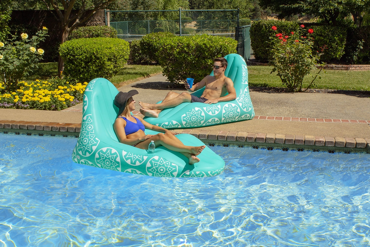 Poolmaster Imperial Lounge Deluxe Swimming Pool Float and Patio Furniture