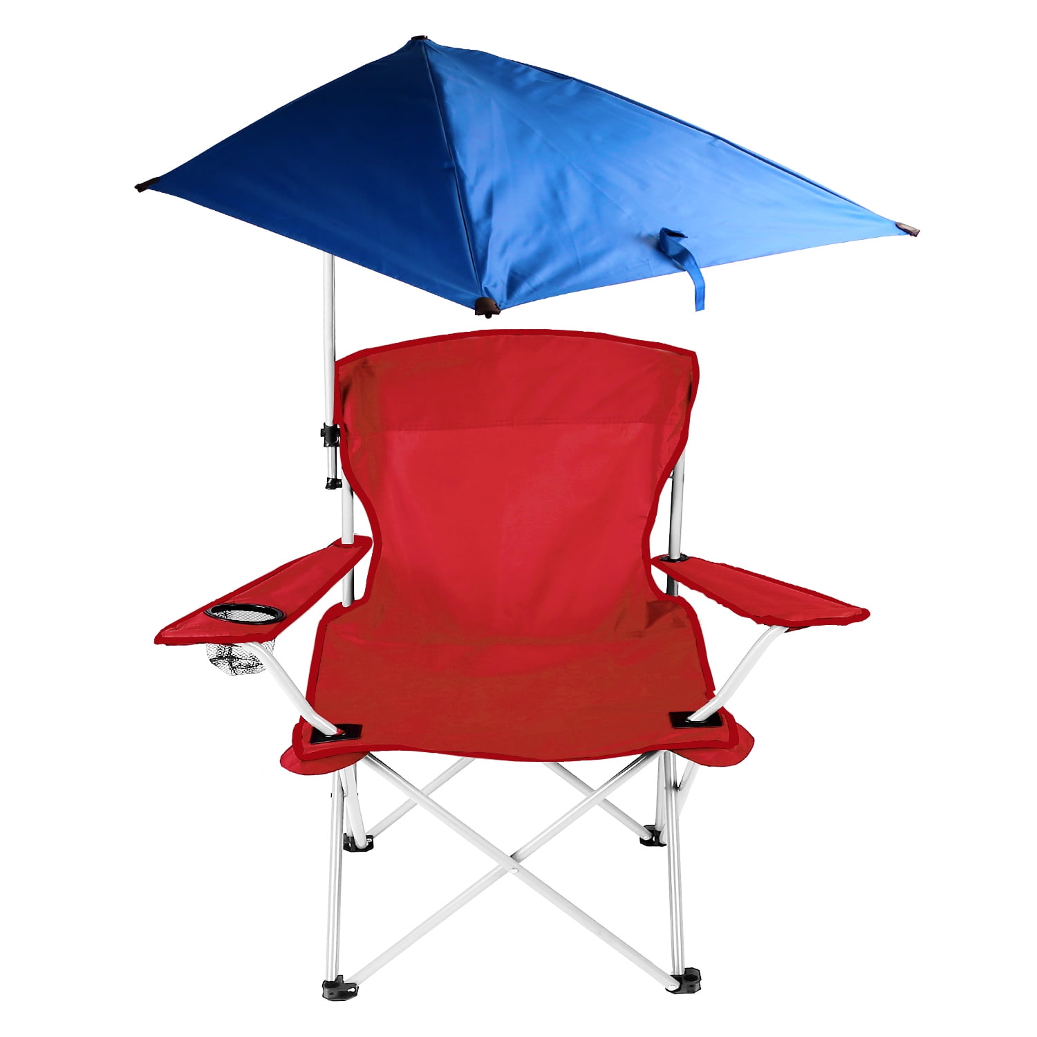 Portable Folding Rocking Chair, Outdoor Camping Chair with Umbrella Cup Holder Carry Bag, for Camping Travel Picnic Lawn Chair