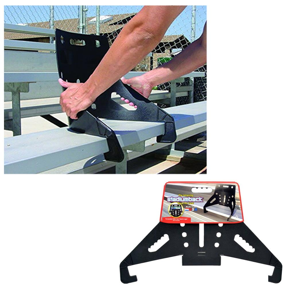 Portable Stadium Seat Back Support Chair Bench Bleacher Concert Events Backrest