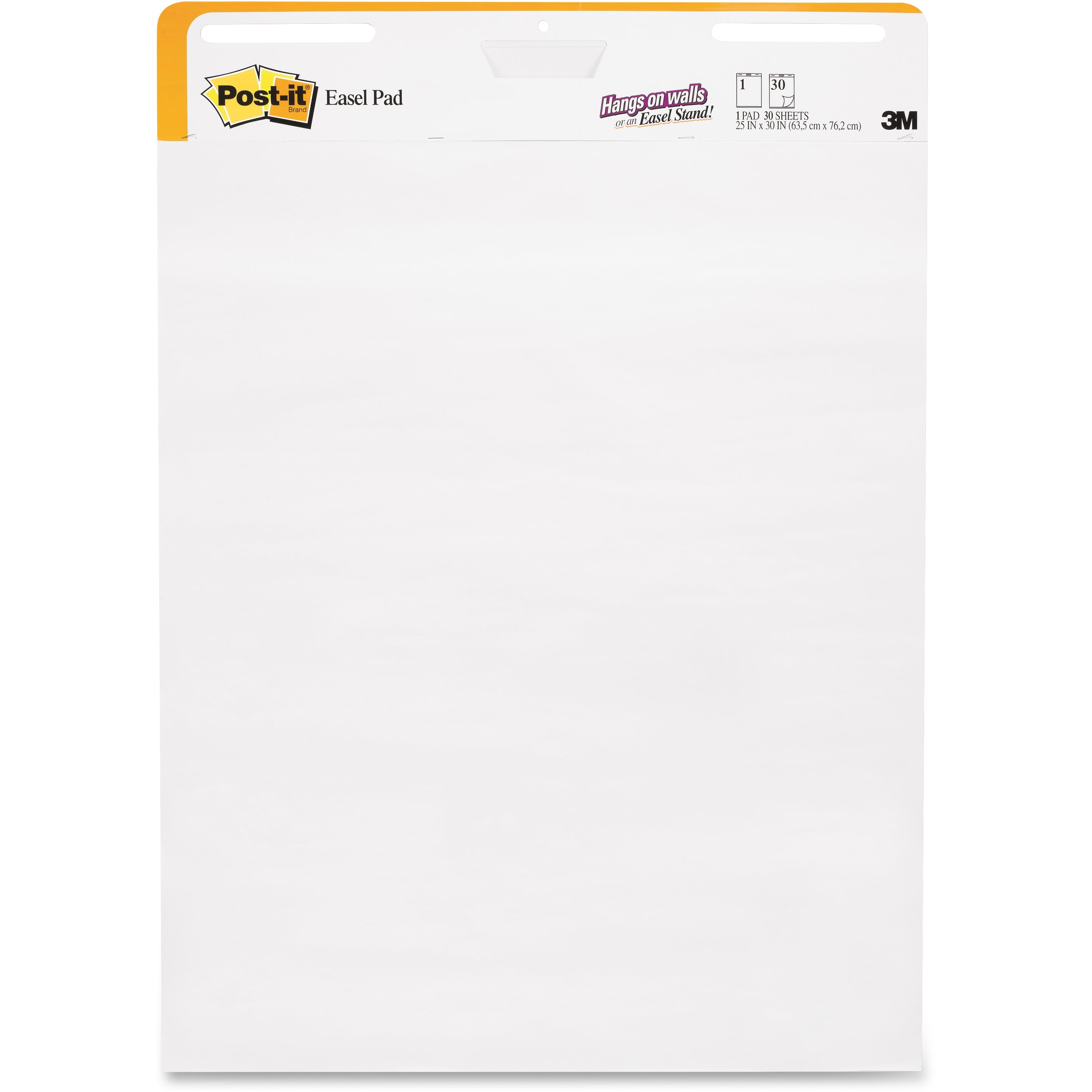 Post-it Self Stick Wall Easel Pad, 25 x 30-Inches, White, 30-Sheets/Pad, 2-Pads/Pack
