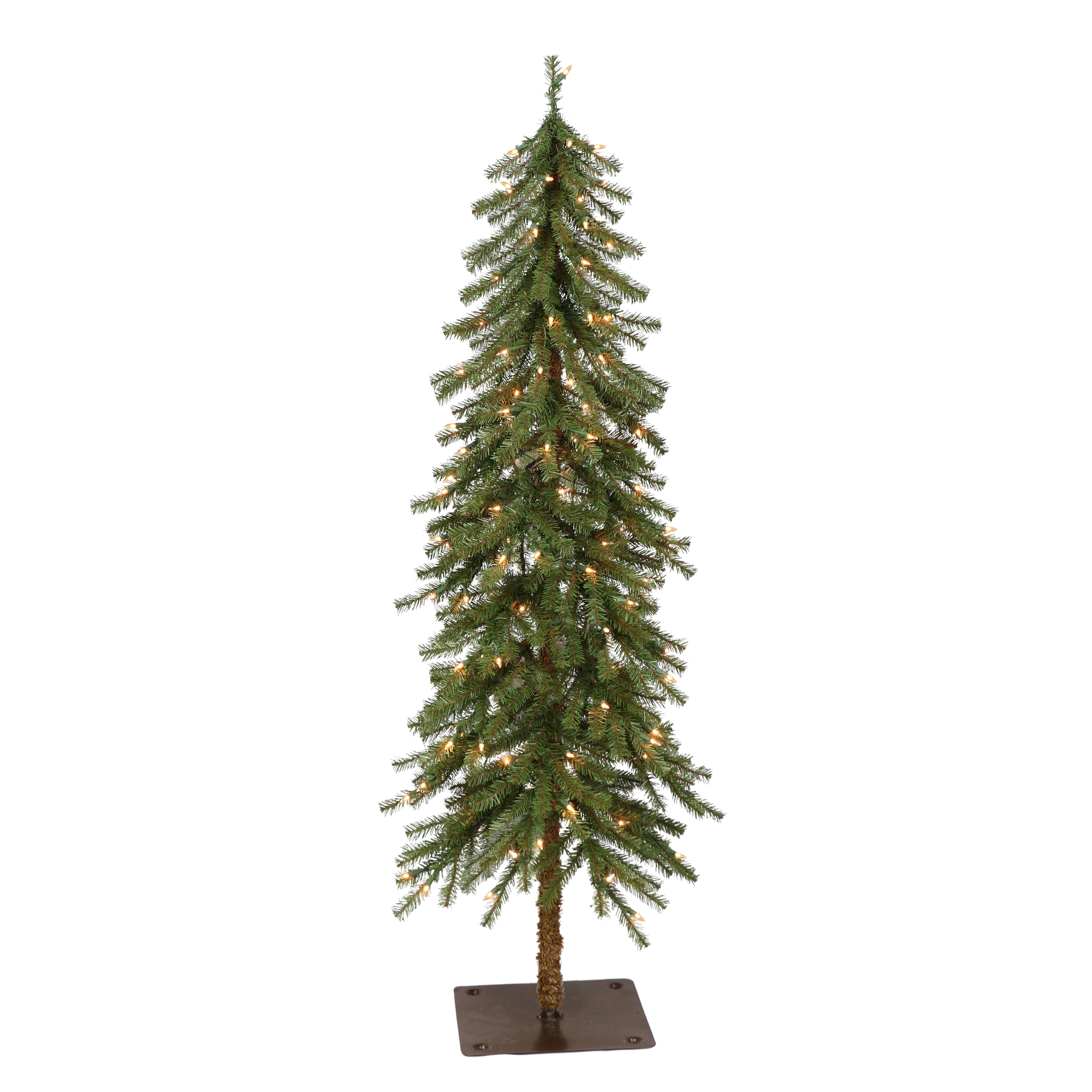 Pre-Lit 5' Alpine Artificial Christmas Tree with 150 Lights, Green