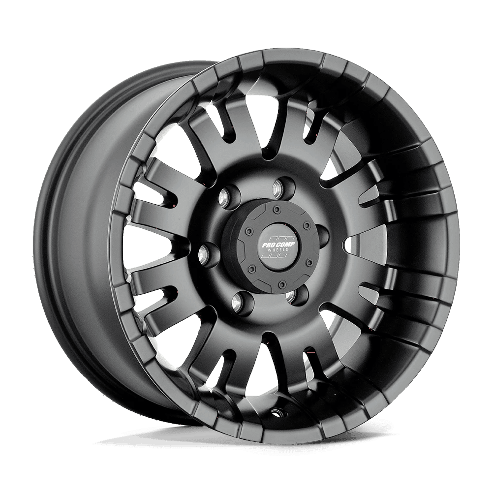 Pro Comp Cast Aluminum Wheel PXA1 17x9 5x5.0 S-BLK -6mm, PXA5001-7973
