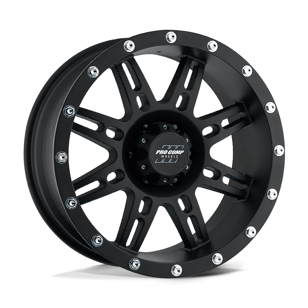Pro Comp Cast Aluminum Wheel PXA31 17x9 6x135 F-BLK -6mm, PXA7031-7936