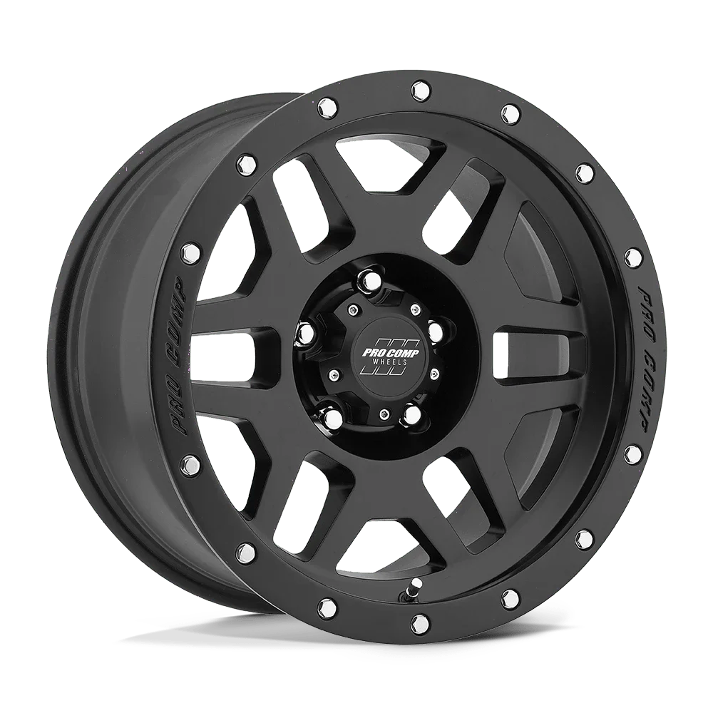 Pro Comp Cast Aluminum Wheel PXA41 18x9 6x5.5 S-BLK 0mm, PXA5041-898350