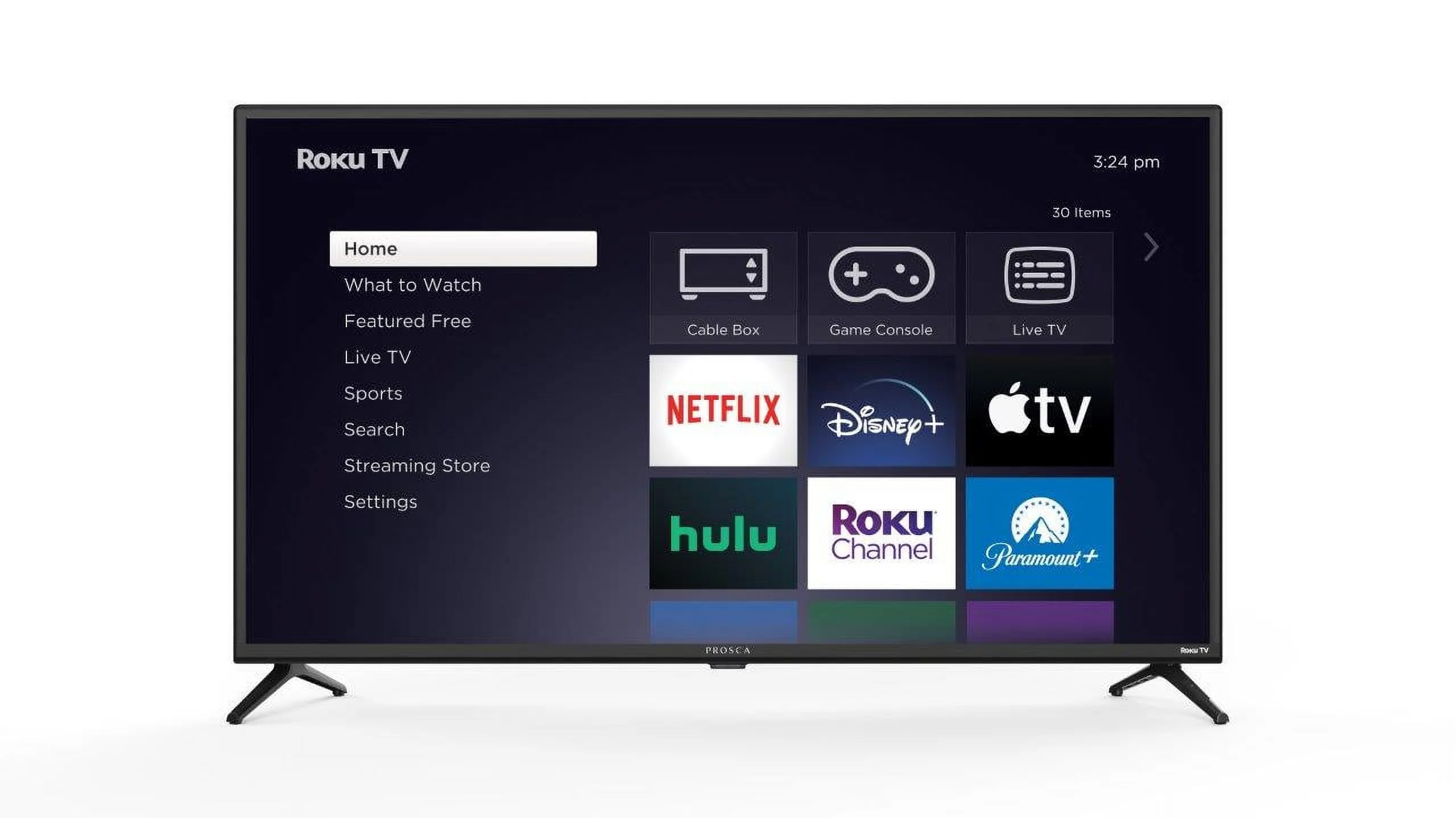 Proscan 42" Class Full HD 1080P ROKU Smart TV, Black, PTR4266