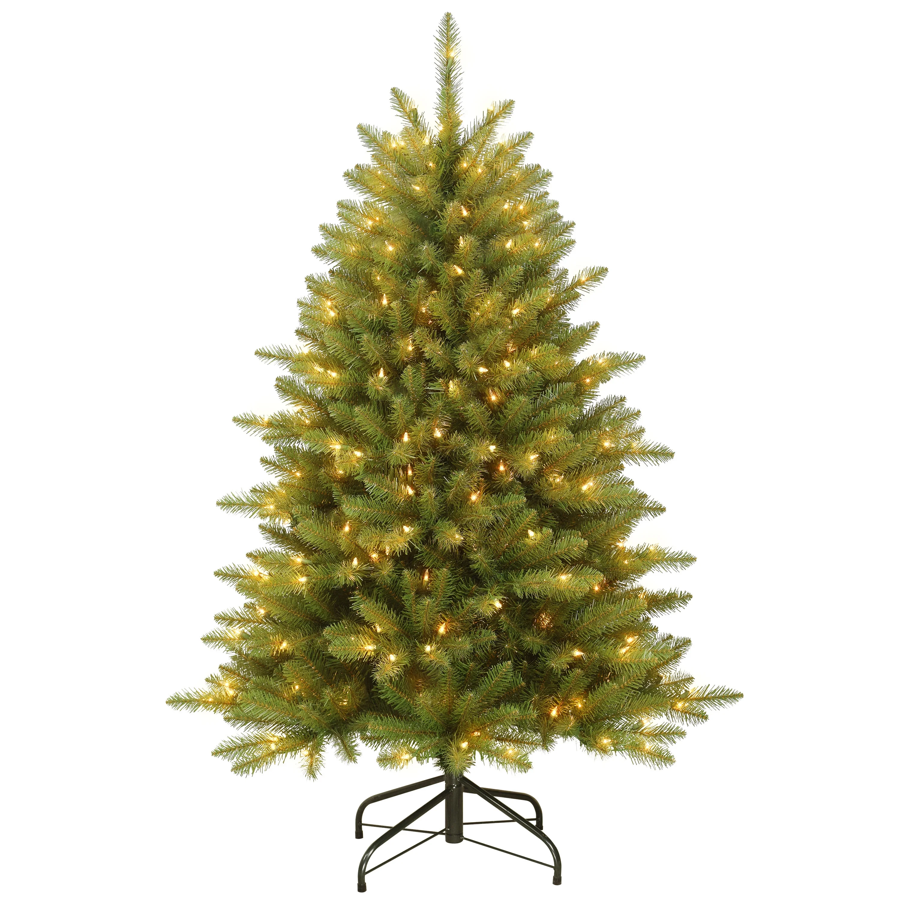 Puleo International 4.5 ft.Pre-Lit Fraser Fir Artificial Christmas Tree with 250 Clear UL listed Lights