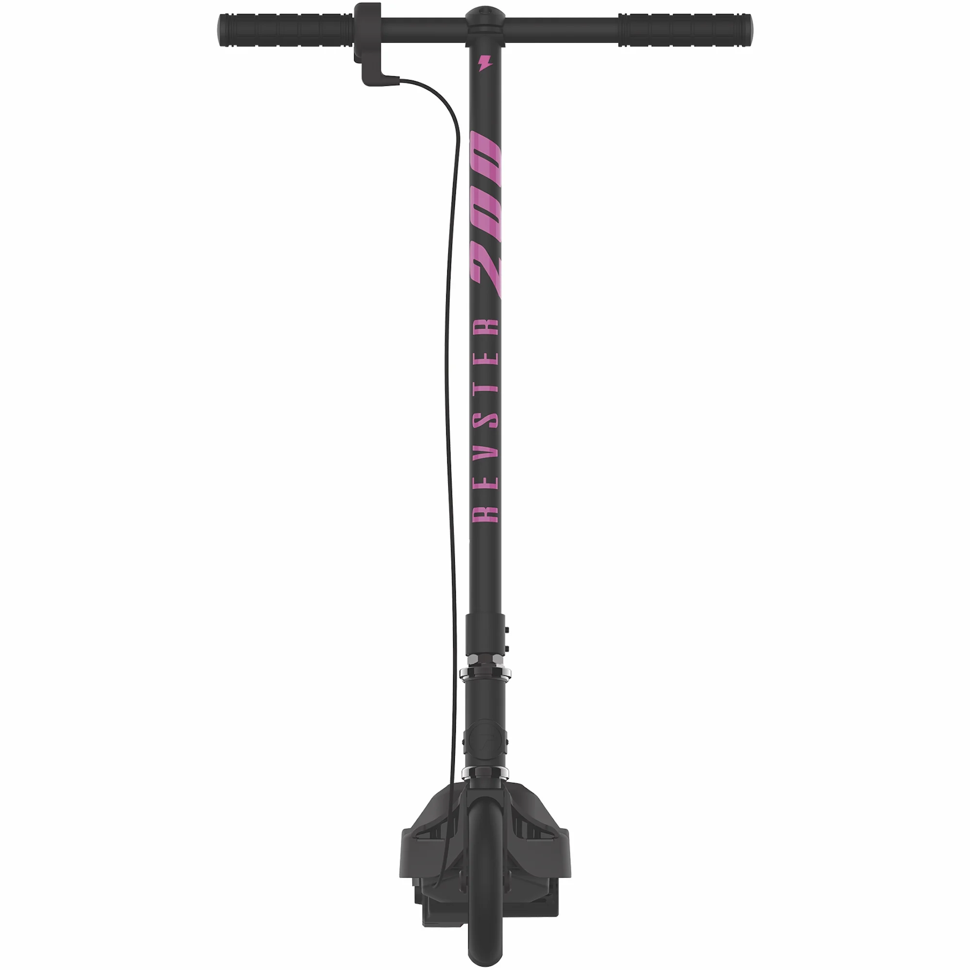 Pulse Performance Products, Revster 200 Kids 2-in-1 Electric & Kick Scooter, Ages 8+, 12V battery, 8 MPH, 130mm Cast Polyurethane Wheels, Rear Brake