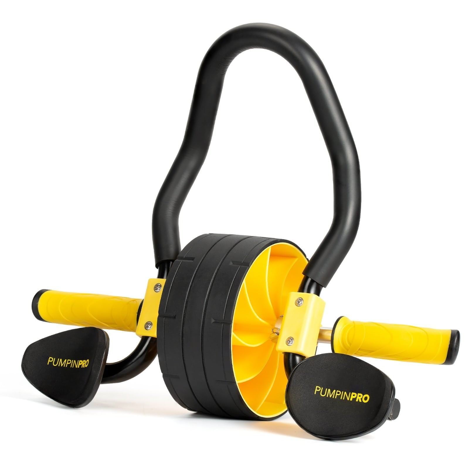 PumpinPro - Advanced Ab Roller System: 12-in-1 Workout Device with Detachable Elbow Support for Optimal Performance