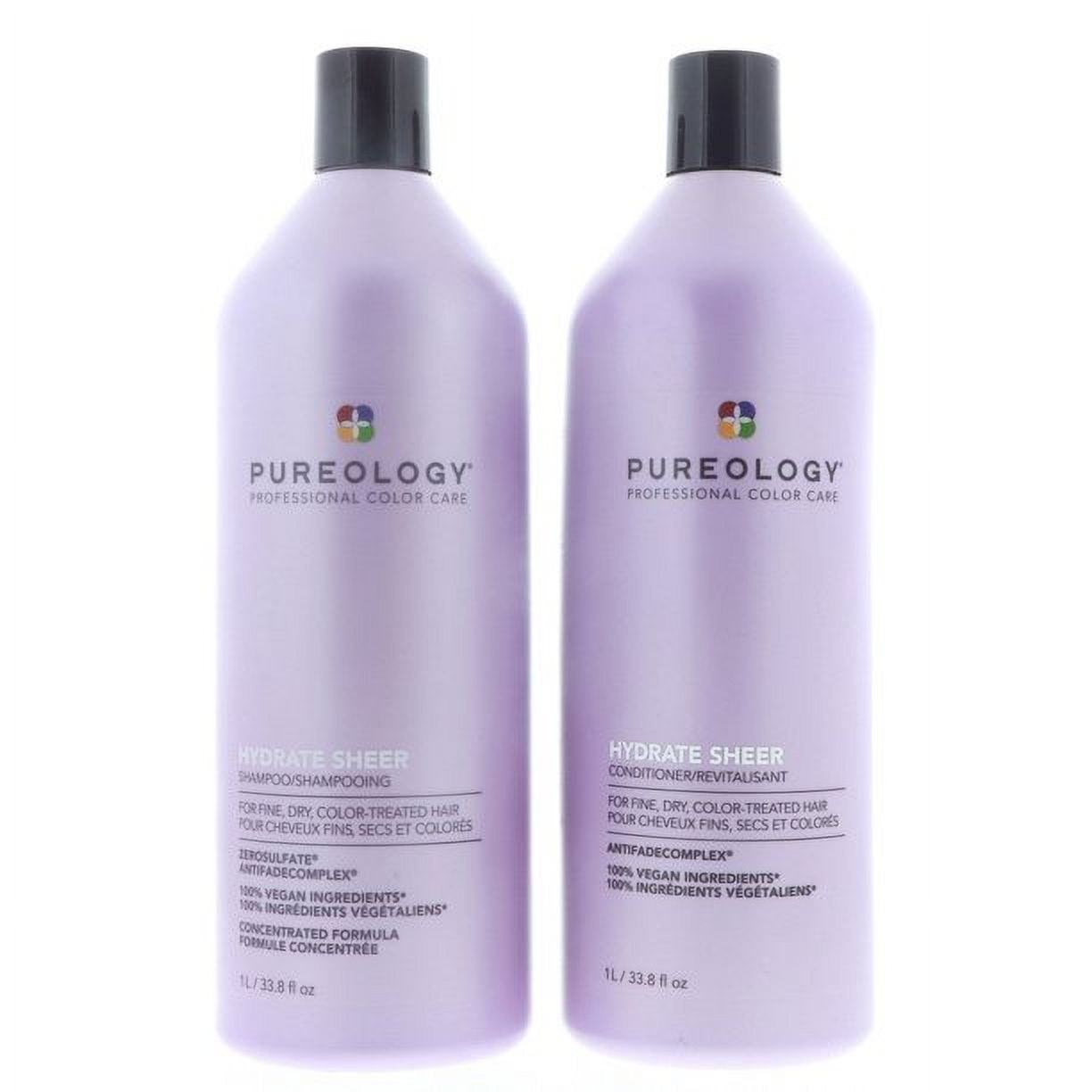 Pureology Hydrate Sheer Conditioner 33.8 oz 1 Pc, Pureology Hydrate Sheer Shampoo 33.8 oz 1 Pc