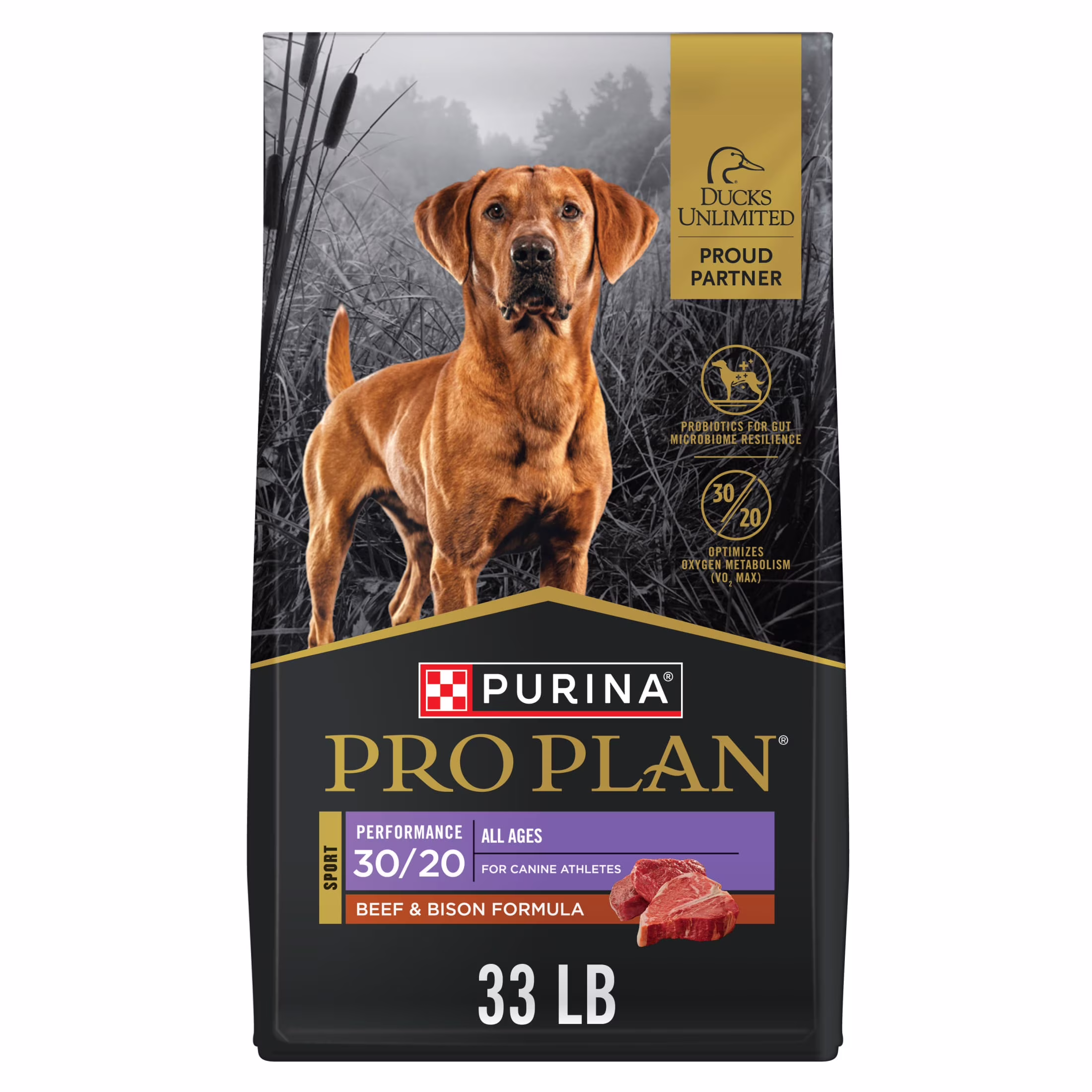 Purina Pro Plan Dog Food Sport Performance High Protein Beef and Bison Dry Dog Food