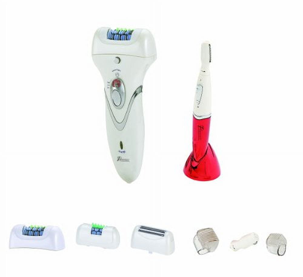 Pursonic Epilator and Personal Groomer & Bikini Trimmer, 13 pc