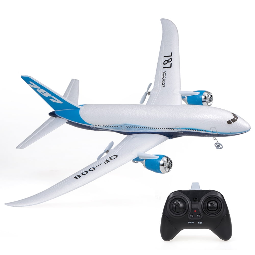 QF008 Boeing 787 Remote Control Airplane 3CH 2.4GHz RC Plane EPP Airplane RC Airplanes with 6-Axis Gyro for Kids Adults