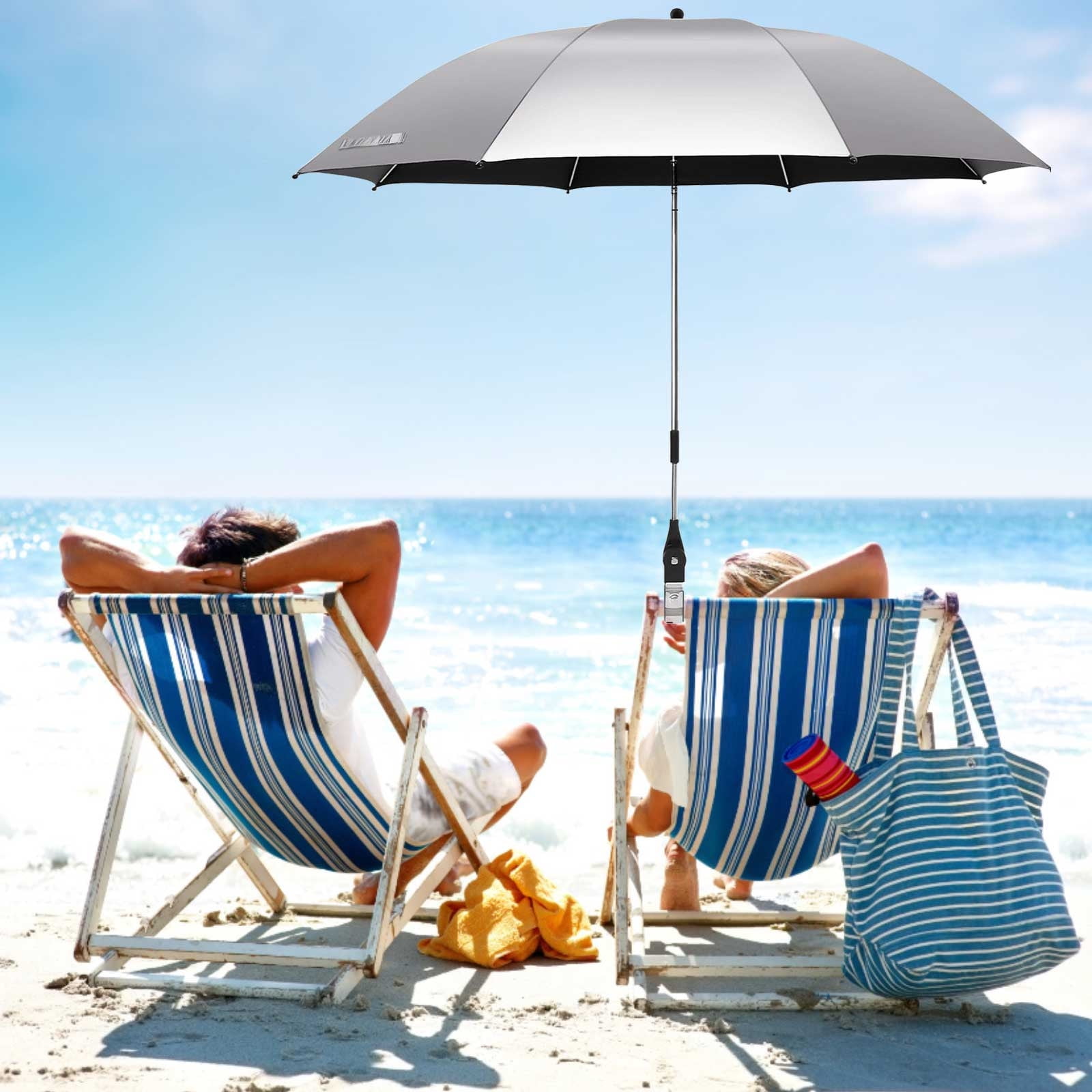 Clearance! QiwagFerng Sport Brella Portable Camping Beach Chair Sun Umbrella