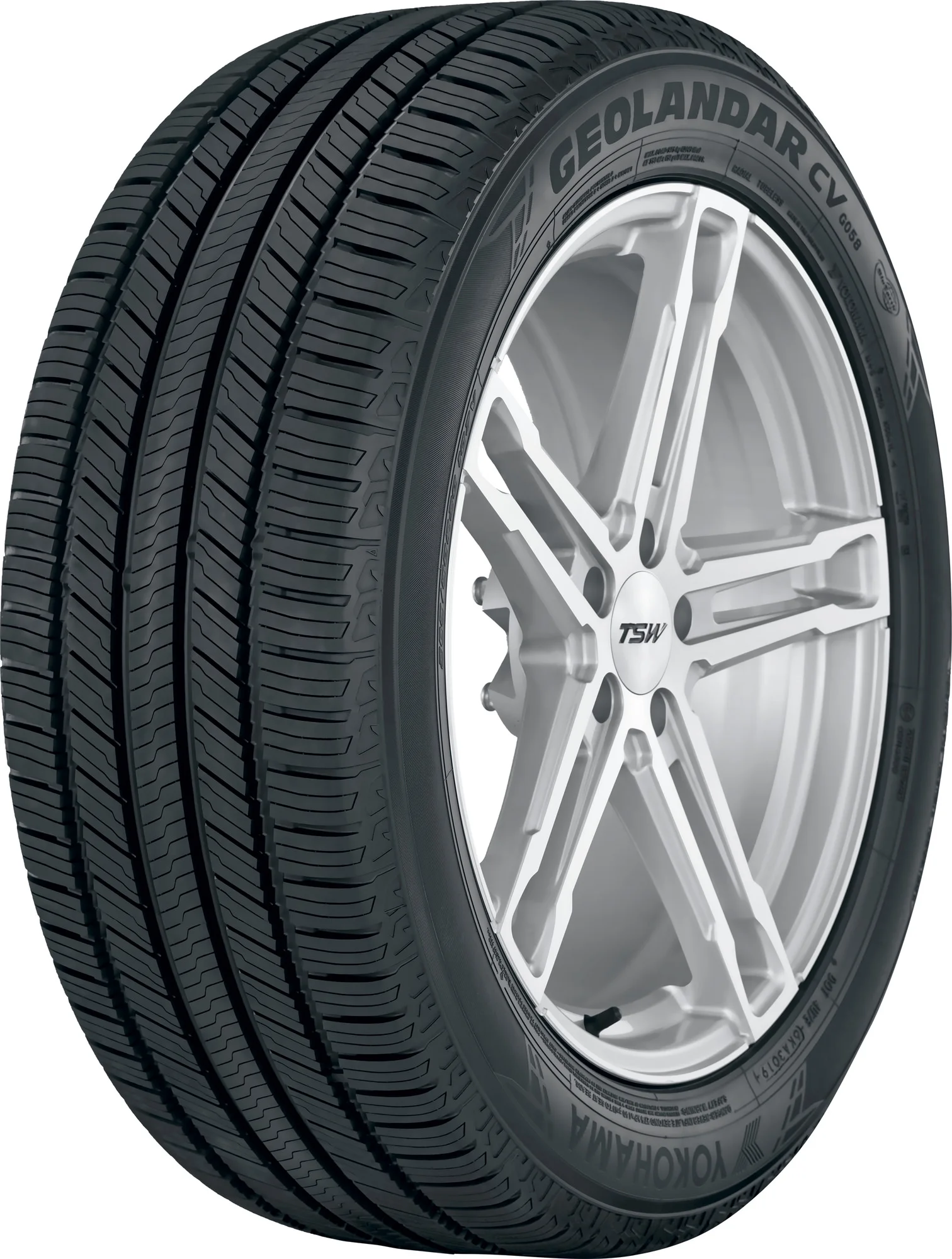 Yokohama Geolandar CV G058 225/65R17 102H BSW (2 Tires)