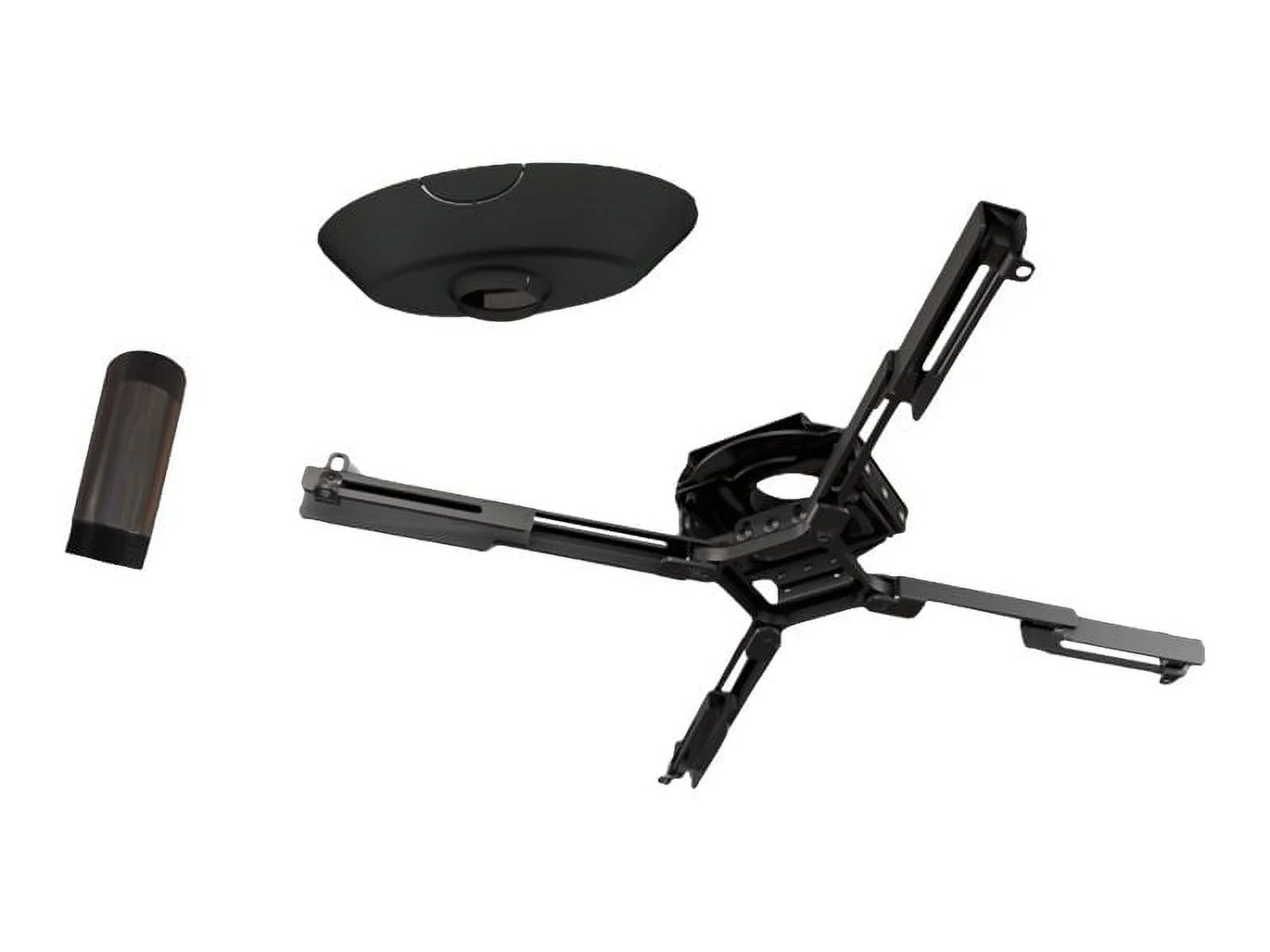 QualGear Pro-AV QG-KIT-CA-3IN - Bracket - for projector - black - ceiling mountable